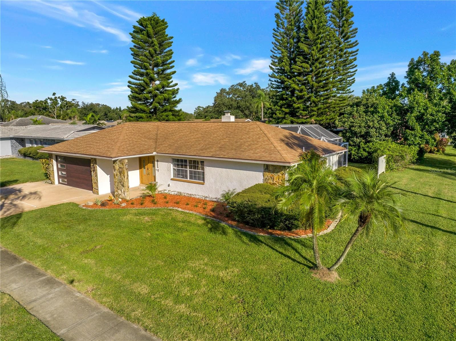 Front of Home Aerial View - 2079 EGRET DR, PALM HARBOR