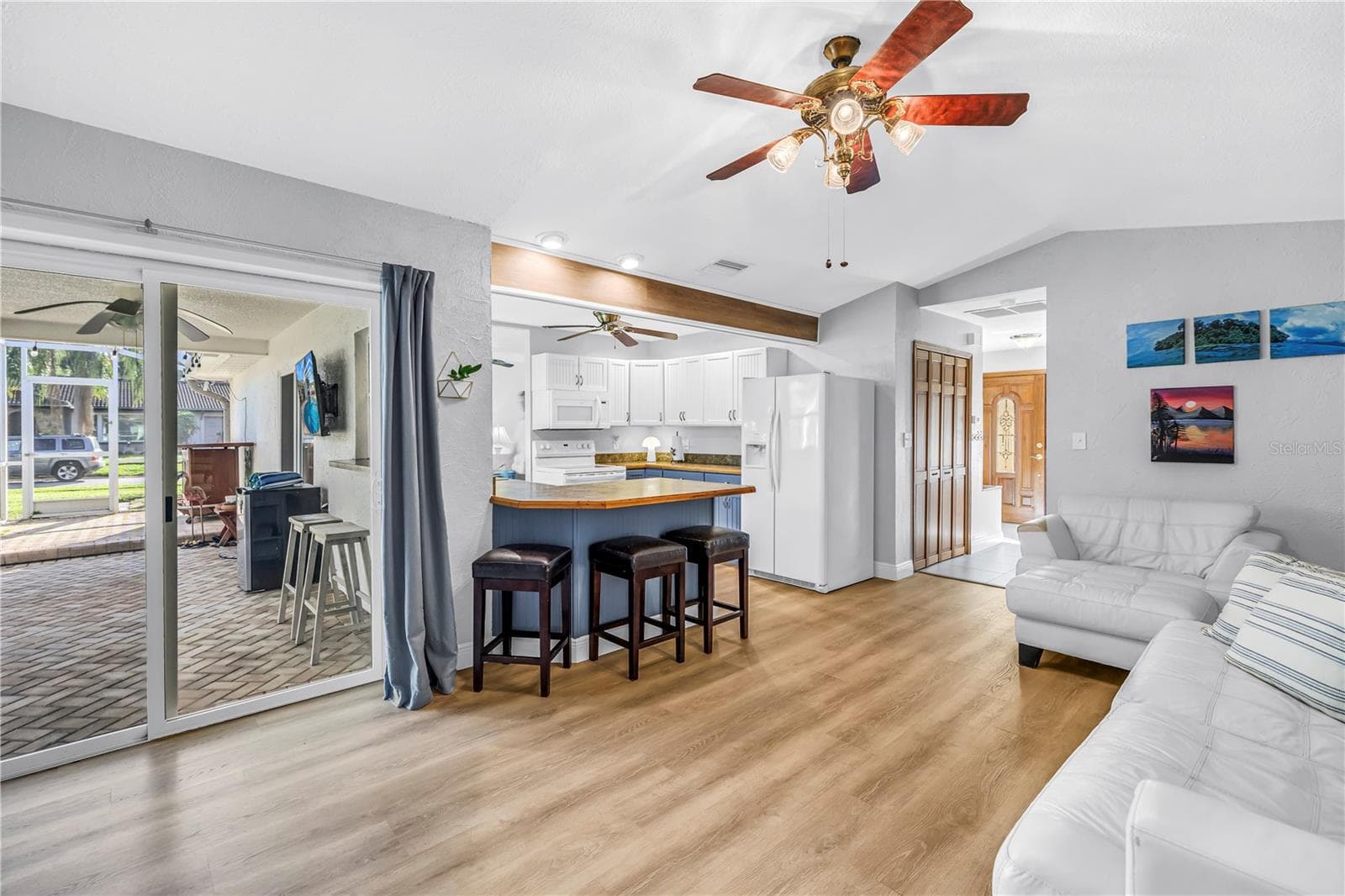 Family Room with Pool Access - 2079 EGRET DR, PALM HARBOR