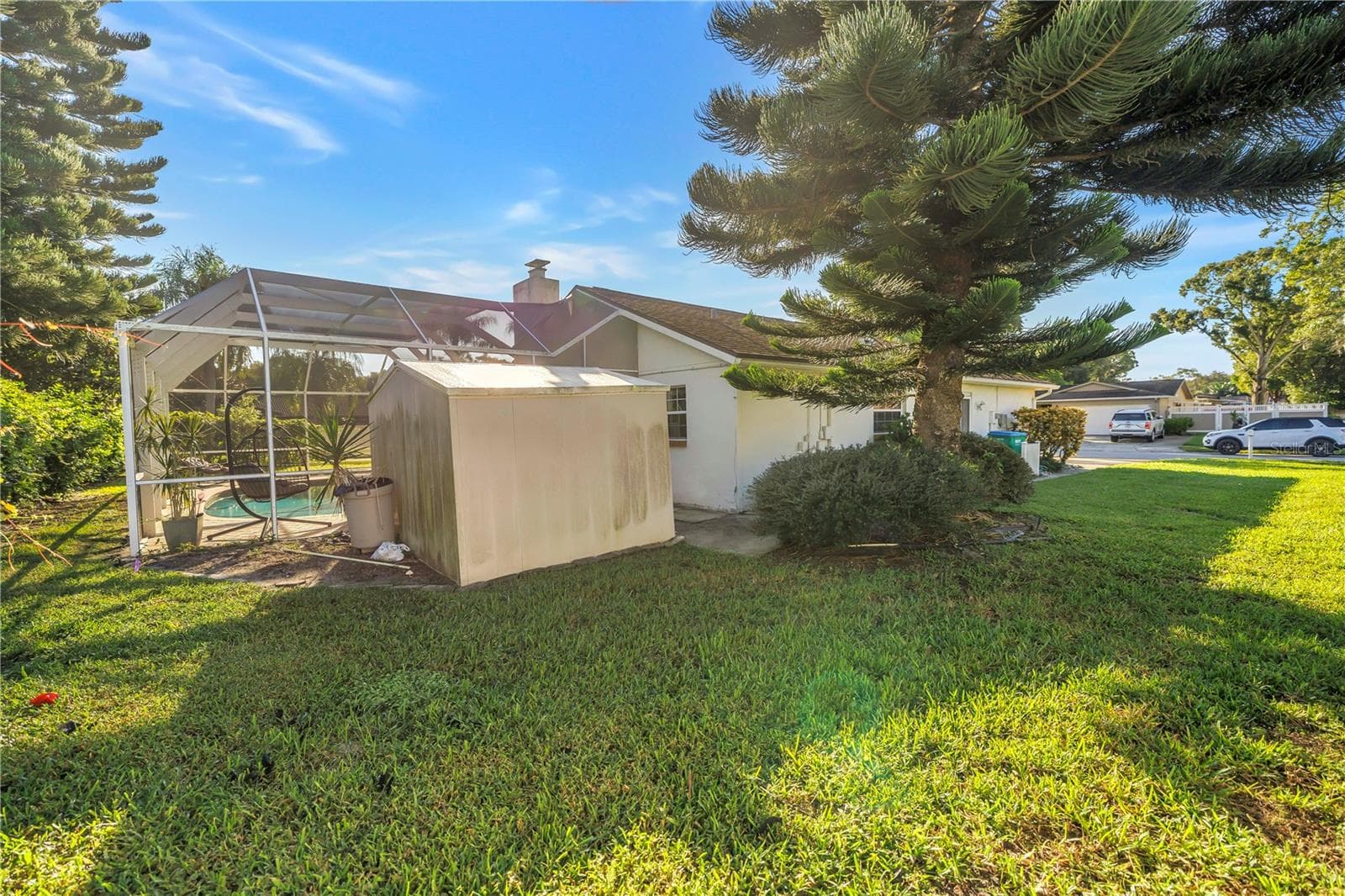 West Yard with Shed for Additional Storage - 2079 EGRET DR, PALM HARBOR