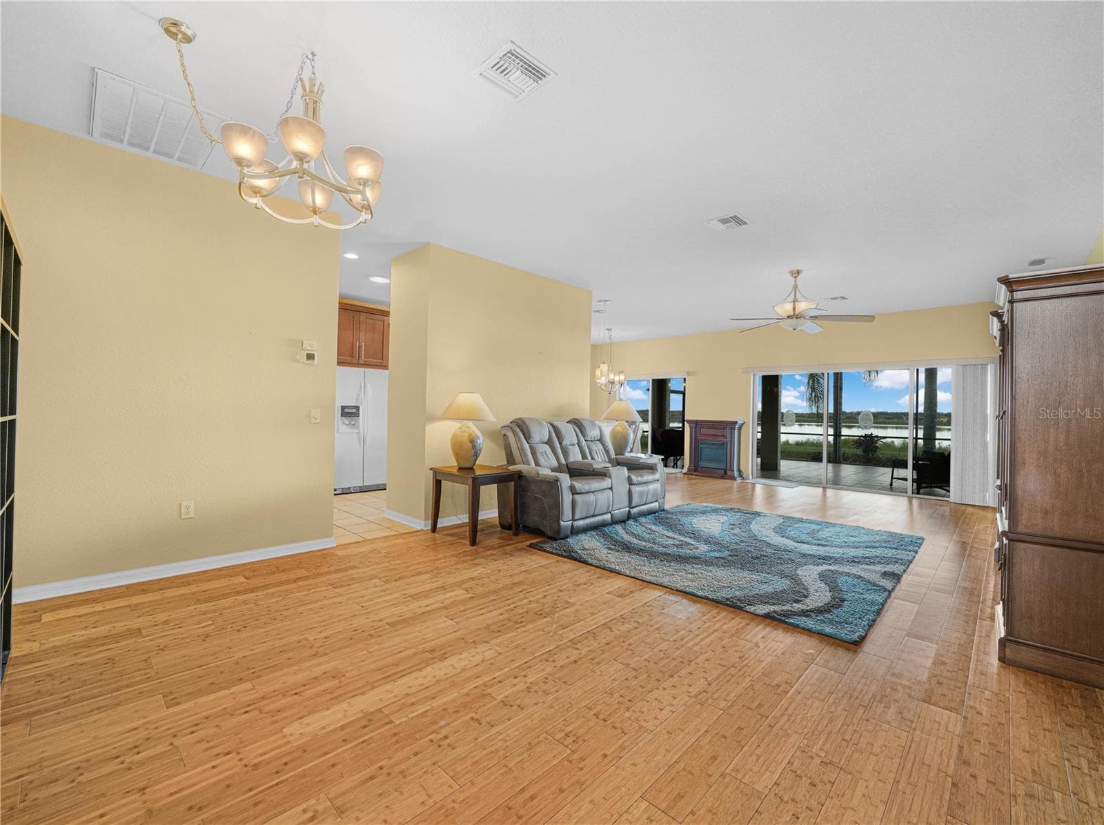 View From Front Door. Living Room - 5385 HOGAN LN, WINTER HAVEN