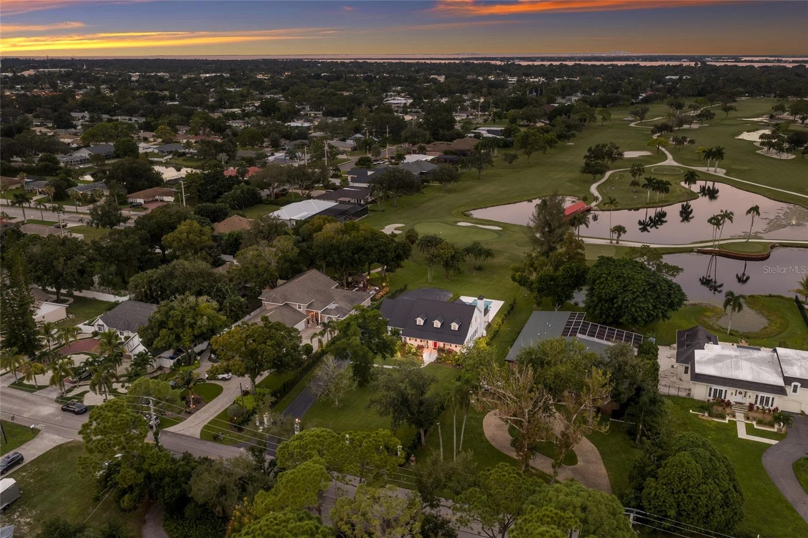 Long uninterrupted views of the golf course. - 5060 18TH AVE W, BRADENTON