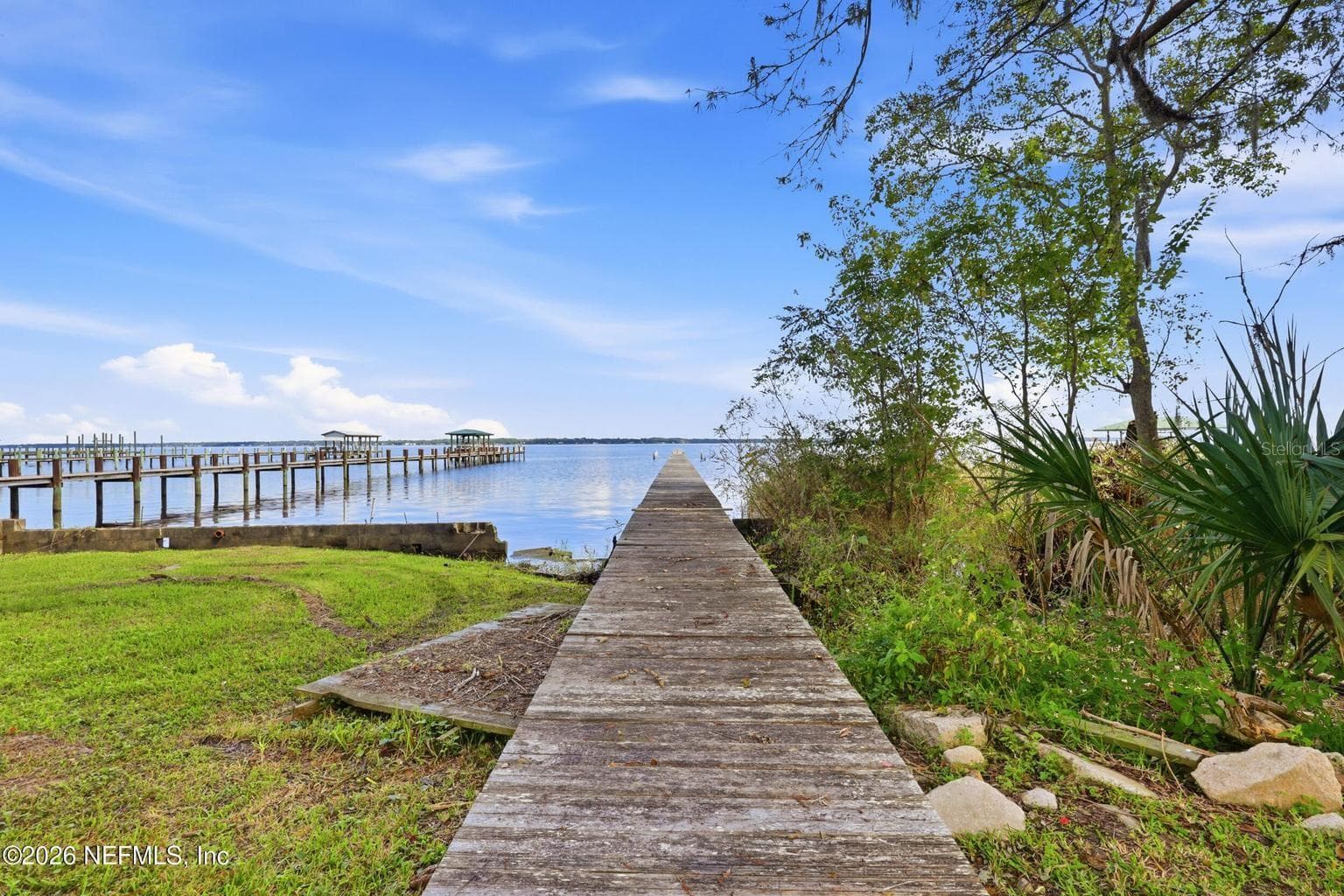 Dock to the river - 424 CEDAR CREEK RD, PALATKA