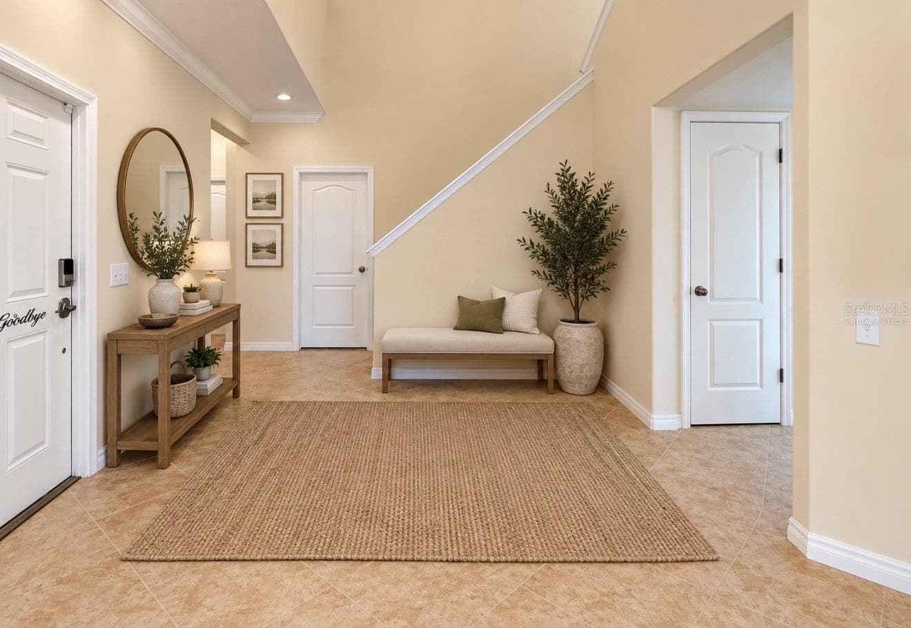 Virtually Staged Entryway - 12130 STREAMBED DR, RIVERVIEW
