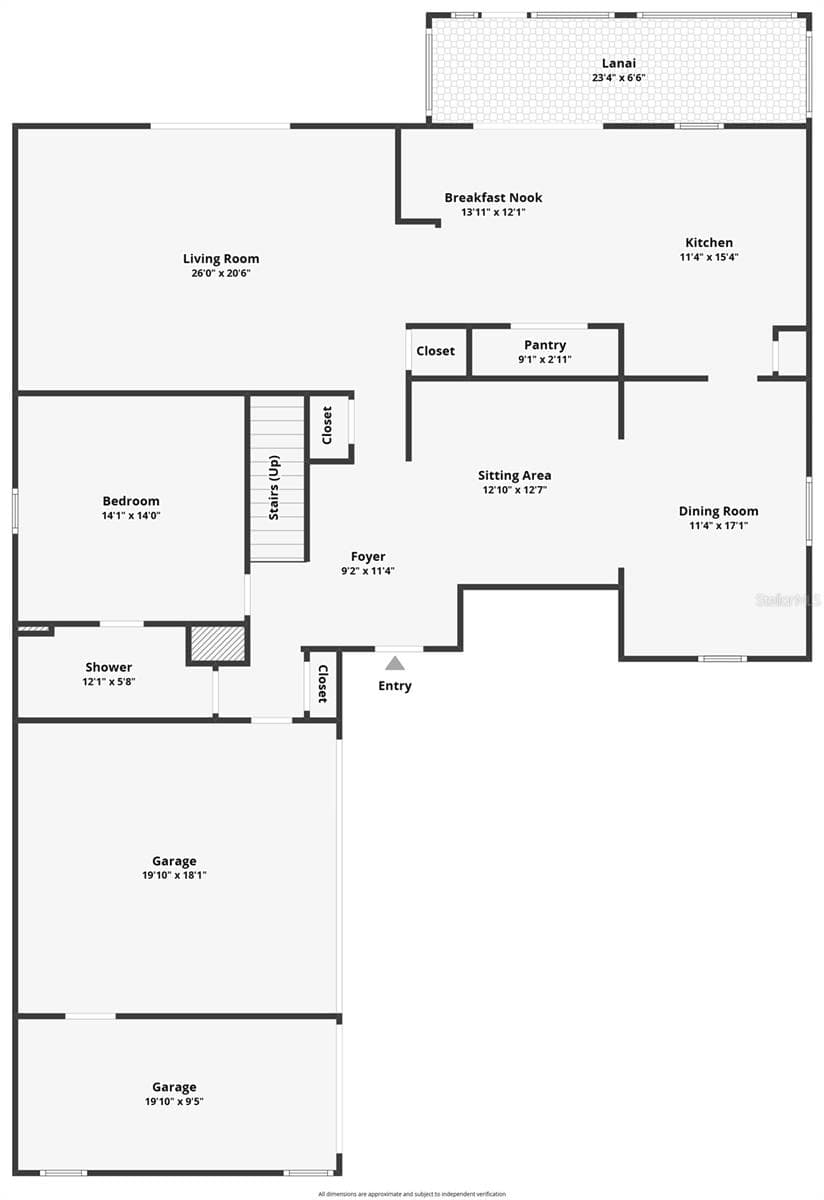 First Floor - 12130 STREAMBED DR, RIVERVIEW