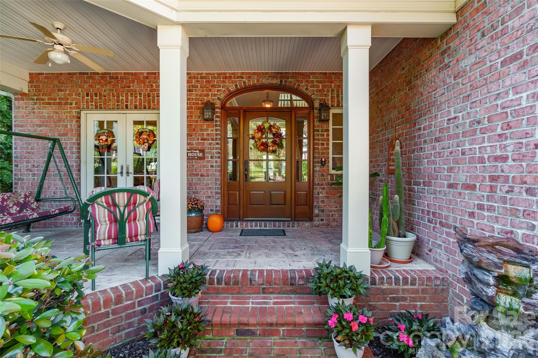 Oversized front porch - 185 E Tattersall Drive, Statesville