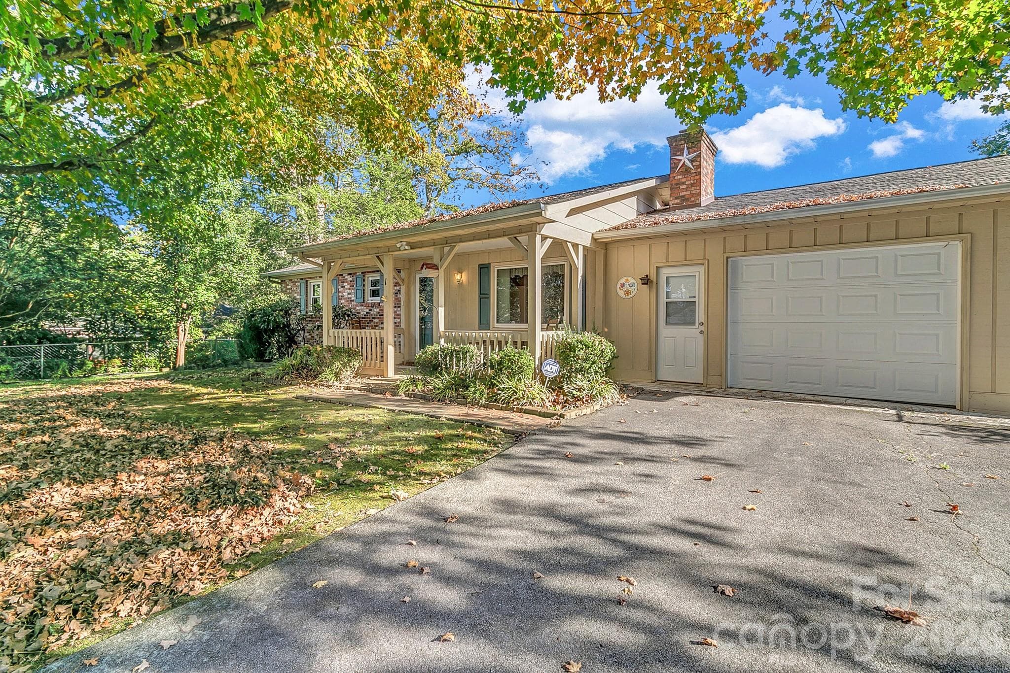 Front side view of home - 1 Dewberry Lane, Hendersonville