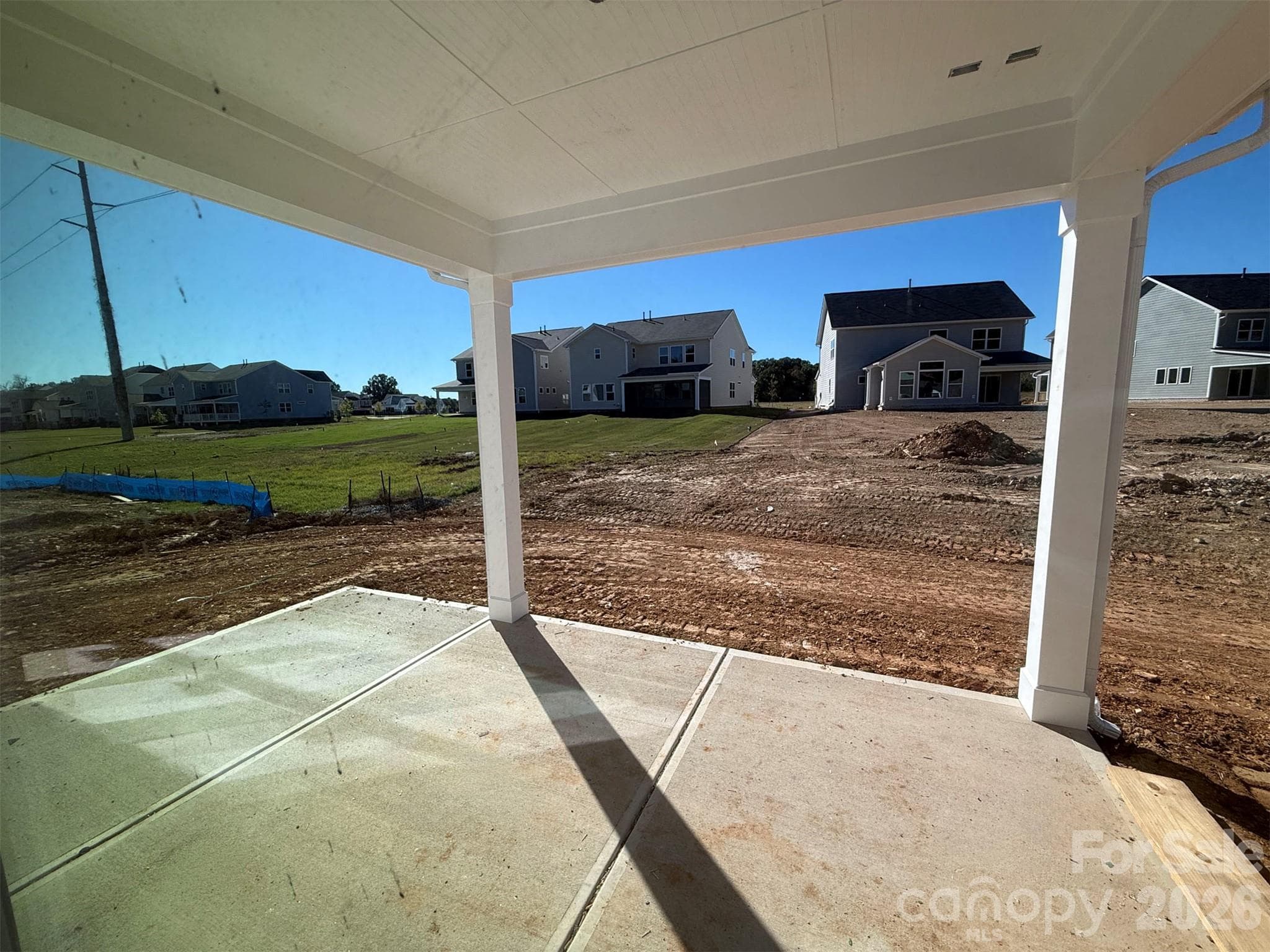 Rear Covered Patio - 1680 Tabby Drive, Indian Trail
