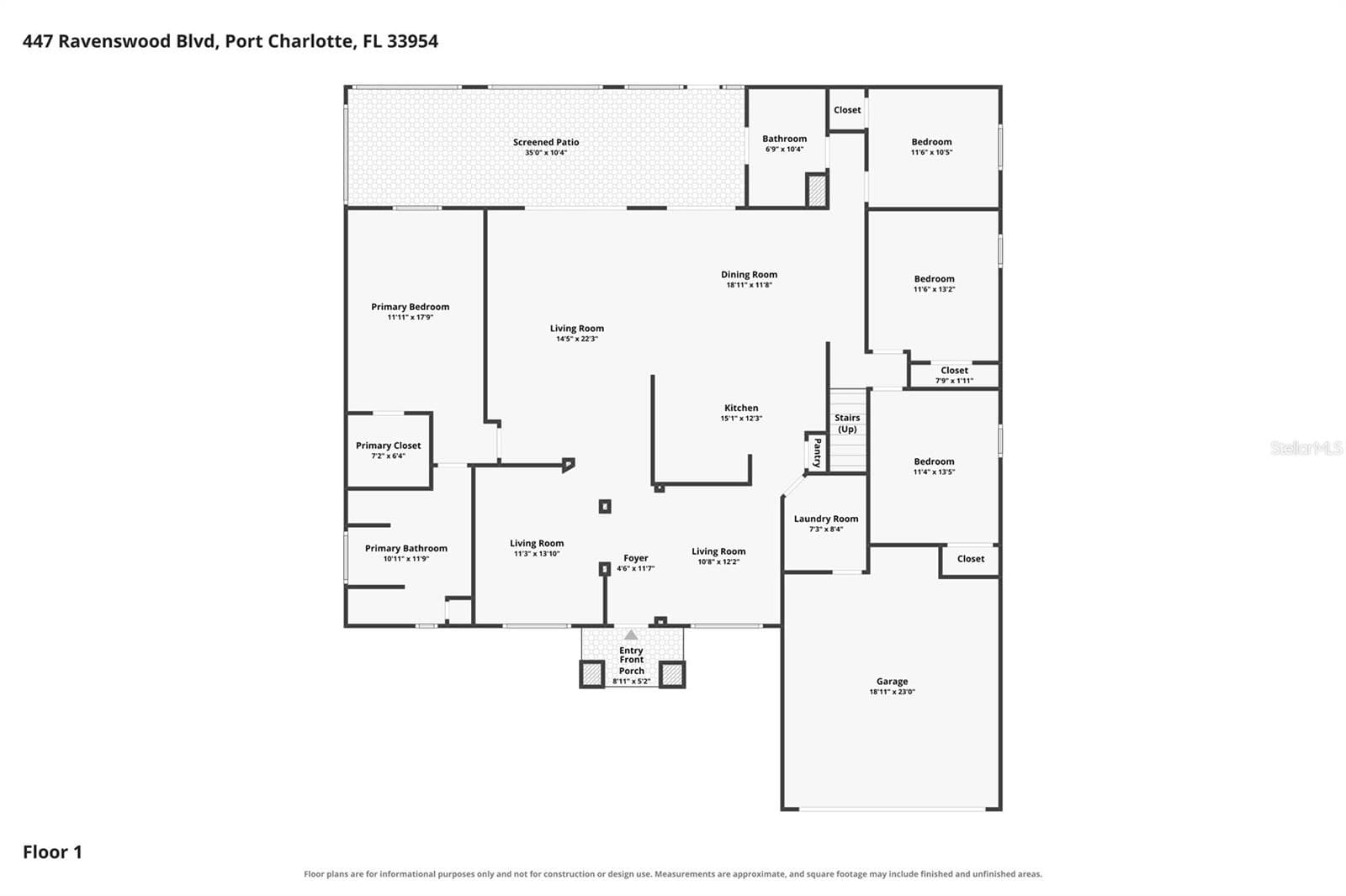 Single Family Residence at 447 RAVENSWOOD BLVD, PORT CHARLOTTE, photo 29 of 45