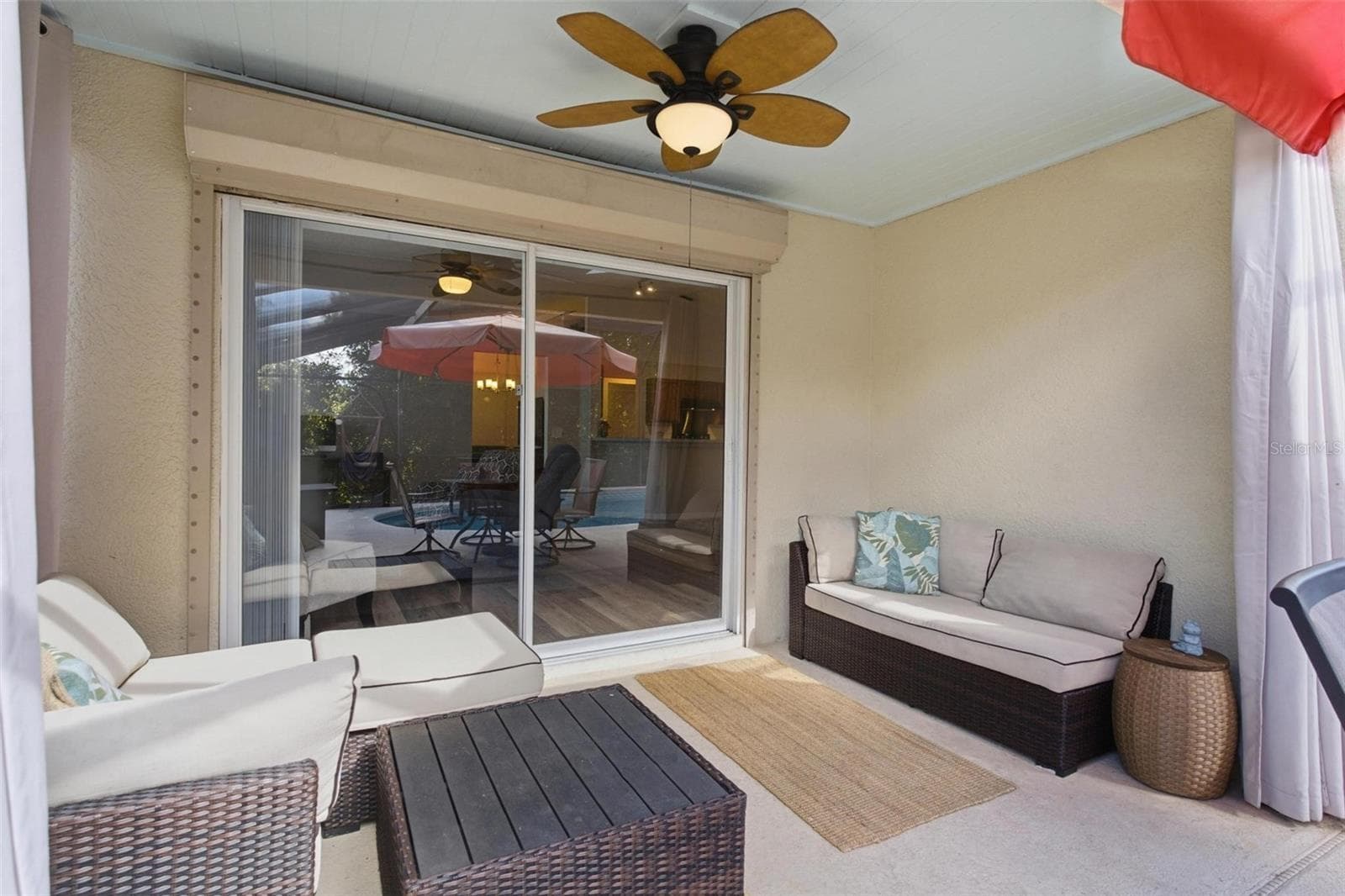 Covered Lanai with Sliding Doors to Family Room - 945 CLEAR CREEK CIR, CLERMONT