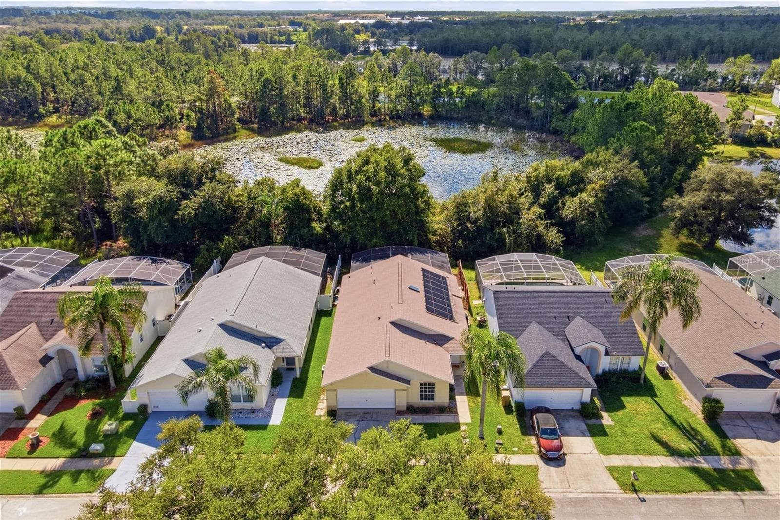 Aerial of Front of Home - 945 CLEAR CREEK CIR, CLERMONT