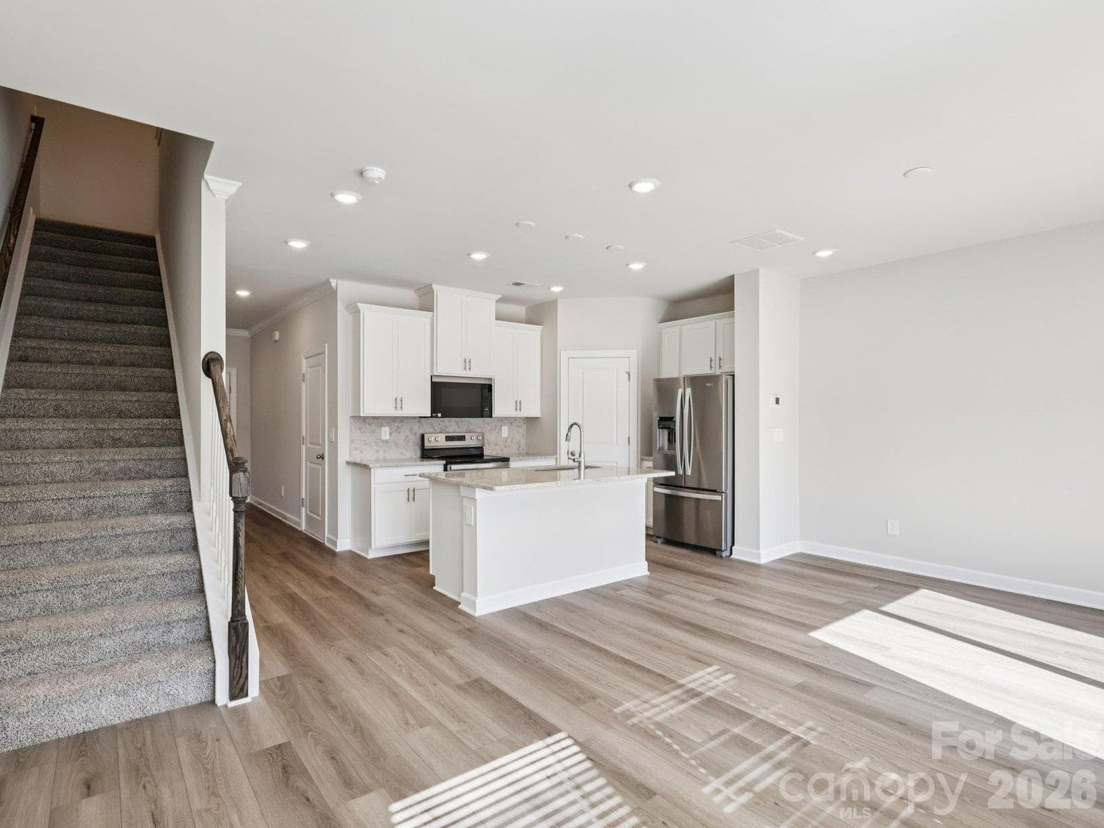 Photos are not of the actual home, but are photos of the builder home with same floorplan with similar interior finishes. - 8013 Hidden Springs Drive, Charlotte