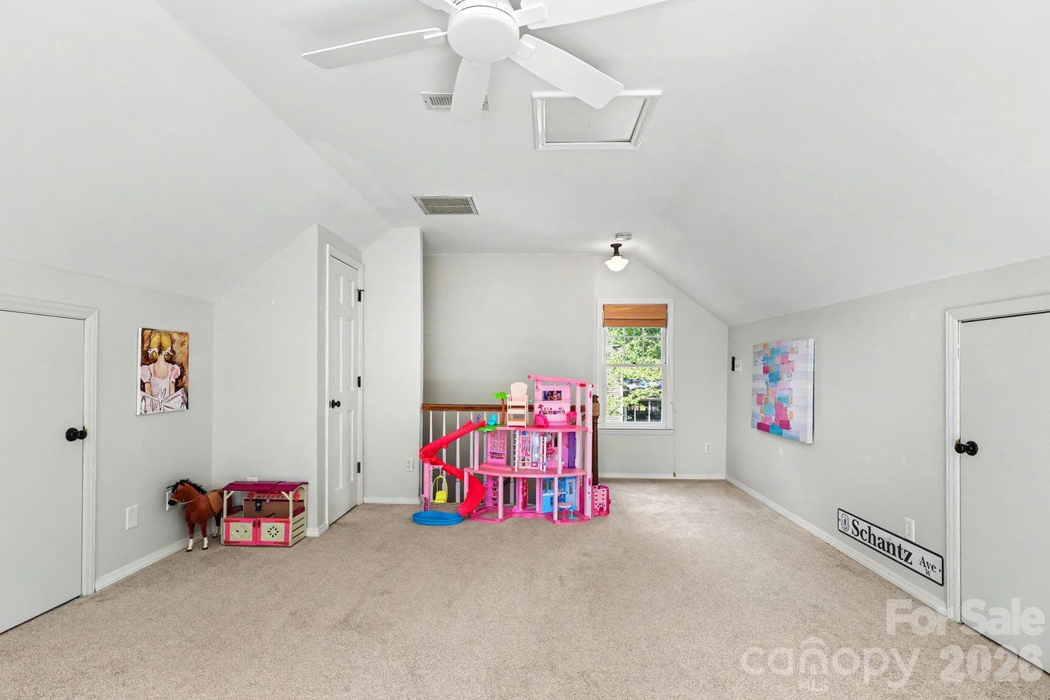 Playroom above the garage, inside separate steps - 5515 McCallum Court, Charlotte