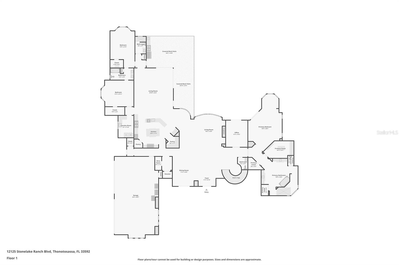 Floor Plan - Floor 1 - 12125 STONELAKE RANCH BLVD, THONOTOSASSA