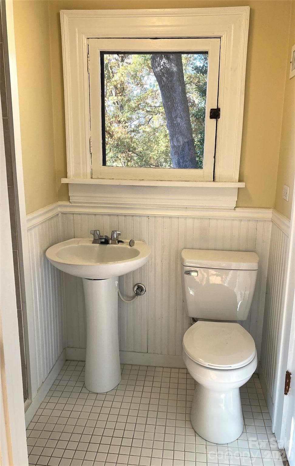 Primary Bath with tiled shower. - 326 S 3rd Street, Albemarle