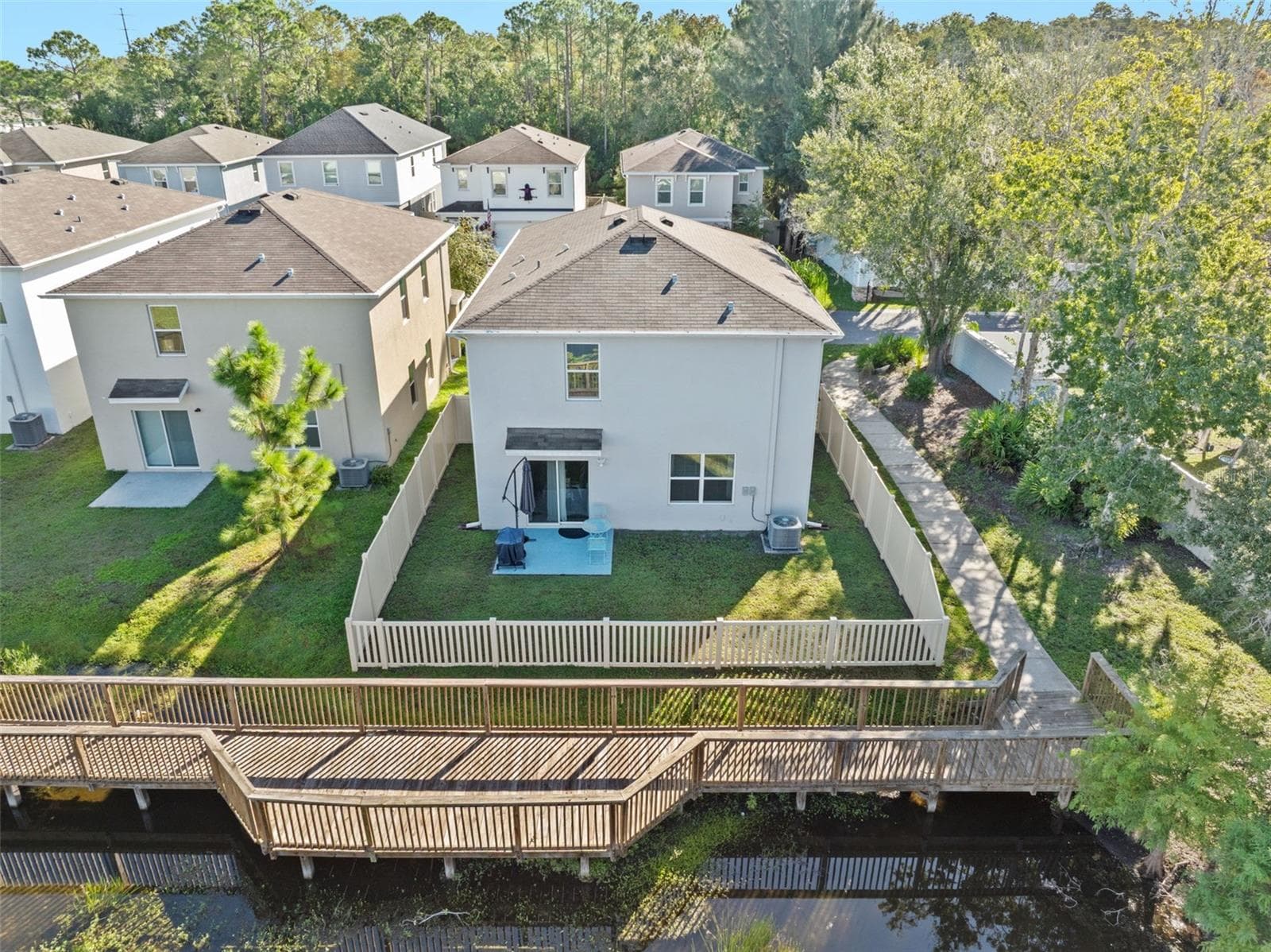 Rear Overhead View - 2401 MOON SHADOW RD, NEW PORT RICHEY