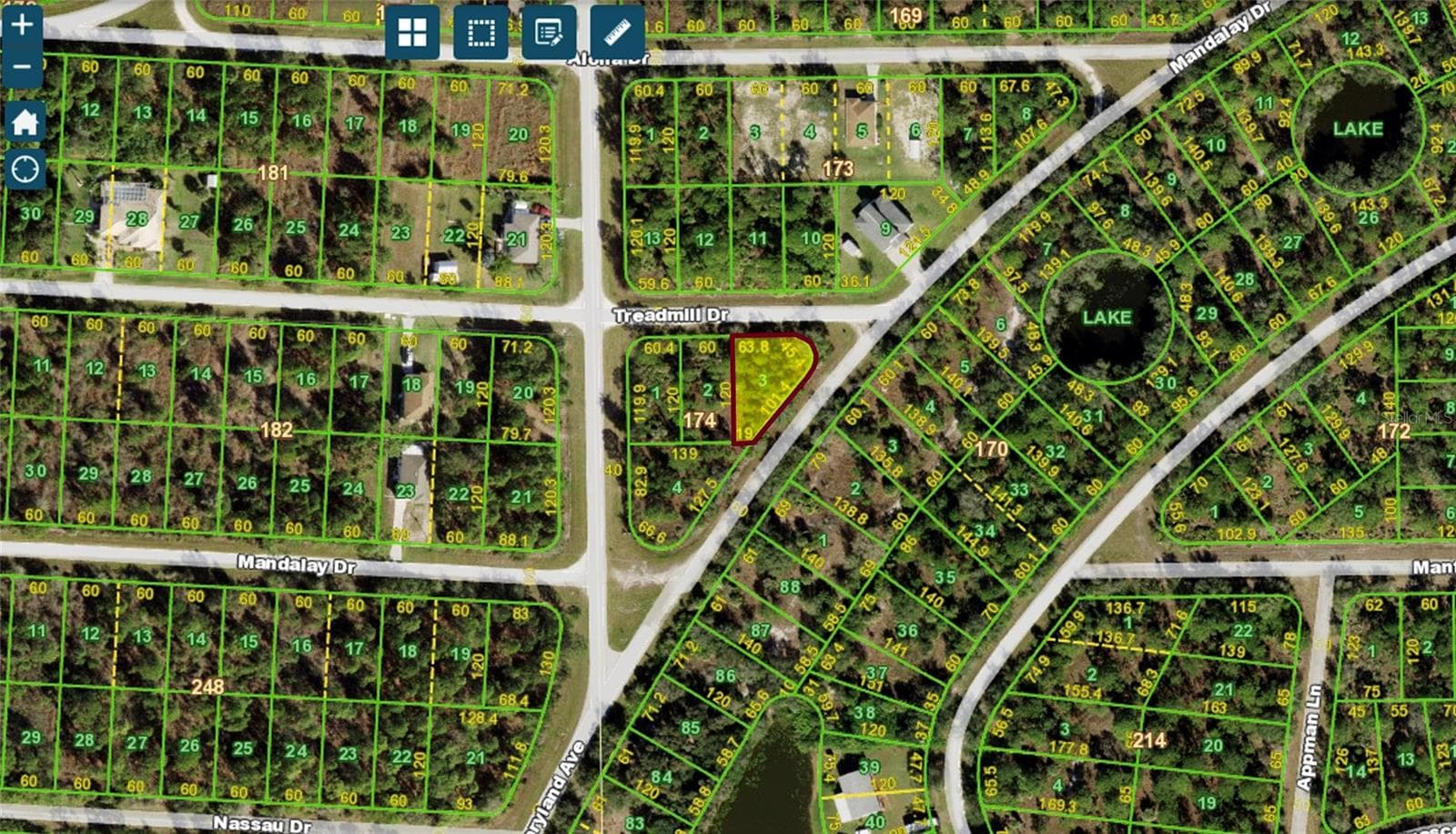 Land at 28019 TREADMILL DR, PUNTA GORDA, photo 6 of 6