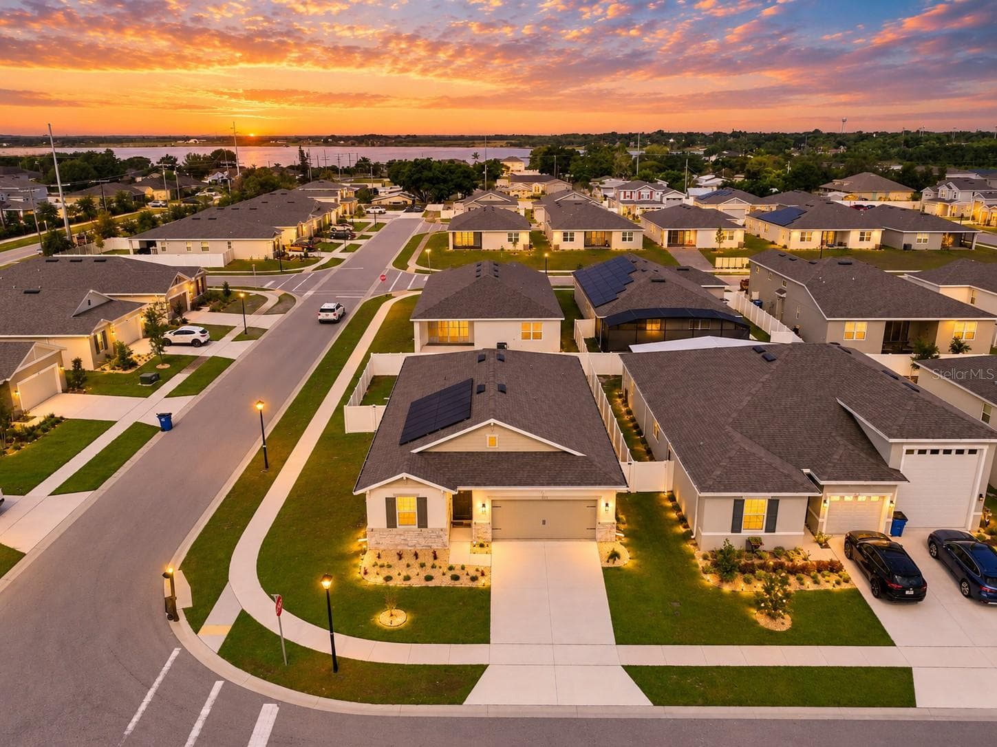 Aerial View - Transferable Solar Panels - 2303 JAGGER LN, WINTER HAVEN