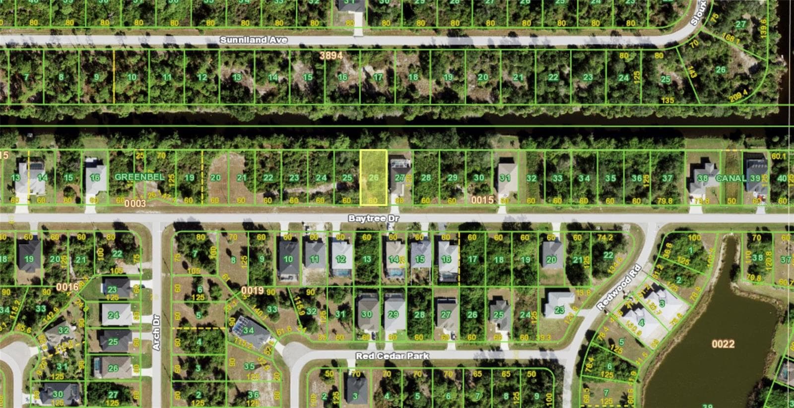 Land at 232 BAYTREE DR, ROTONDA WEST, photo 3 of 3