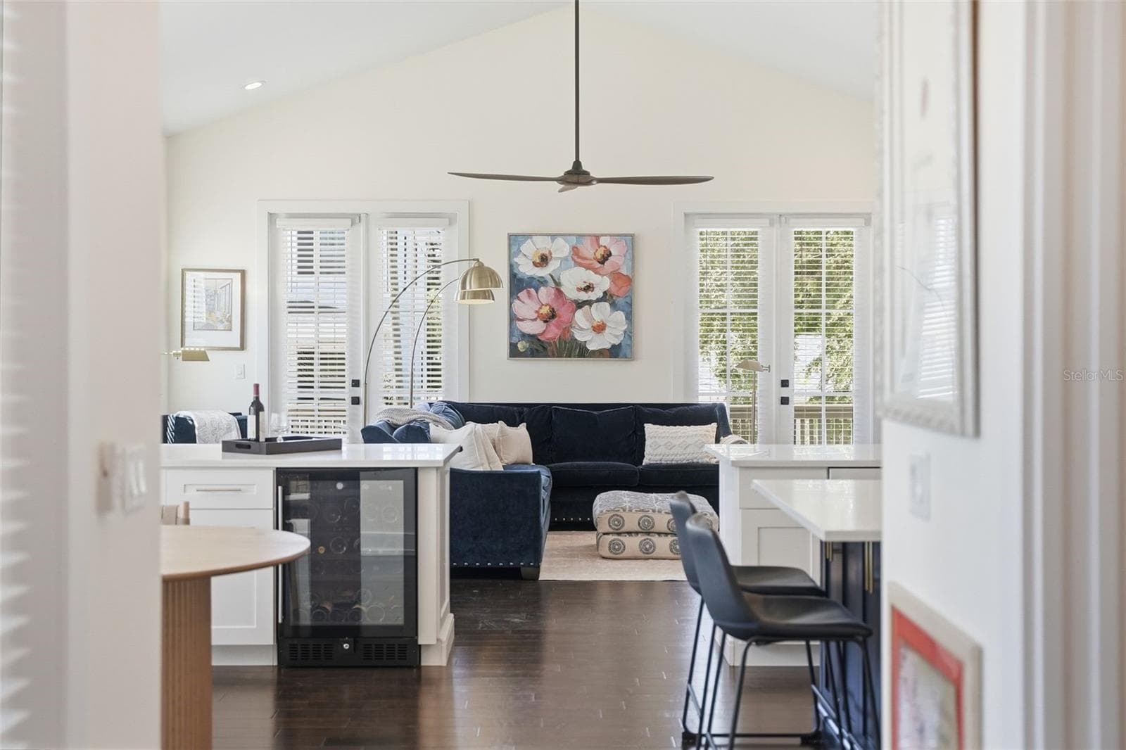 View from Kitchen to Living Room - 1208 5TH ST S, ST PETERSBURG