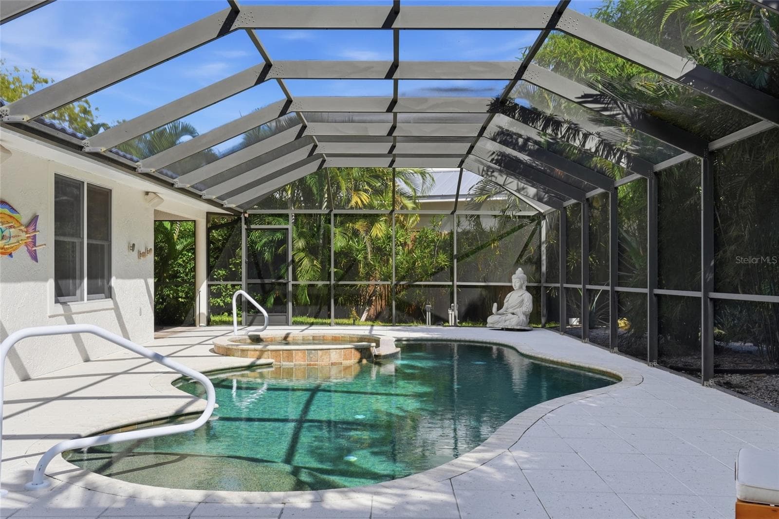 Huge lanai pool area - 4307 CAMINO REAL, SARASOTA