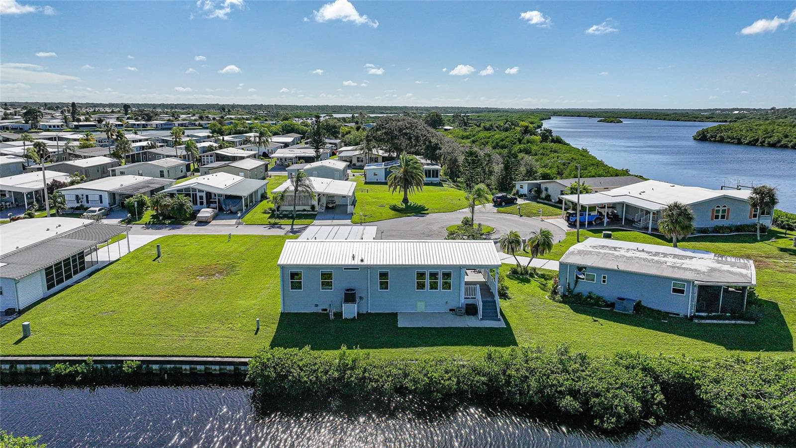 Back of Home - 734 BLACKBURN BLVD, NORTH PORT