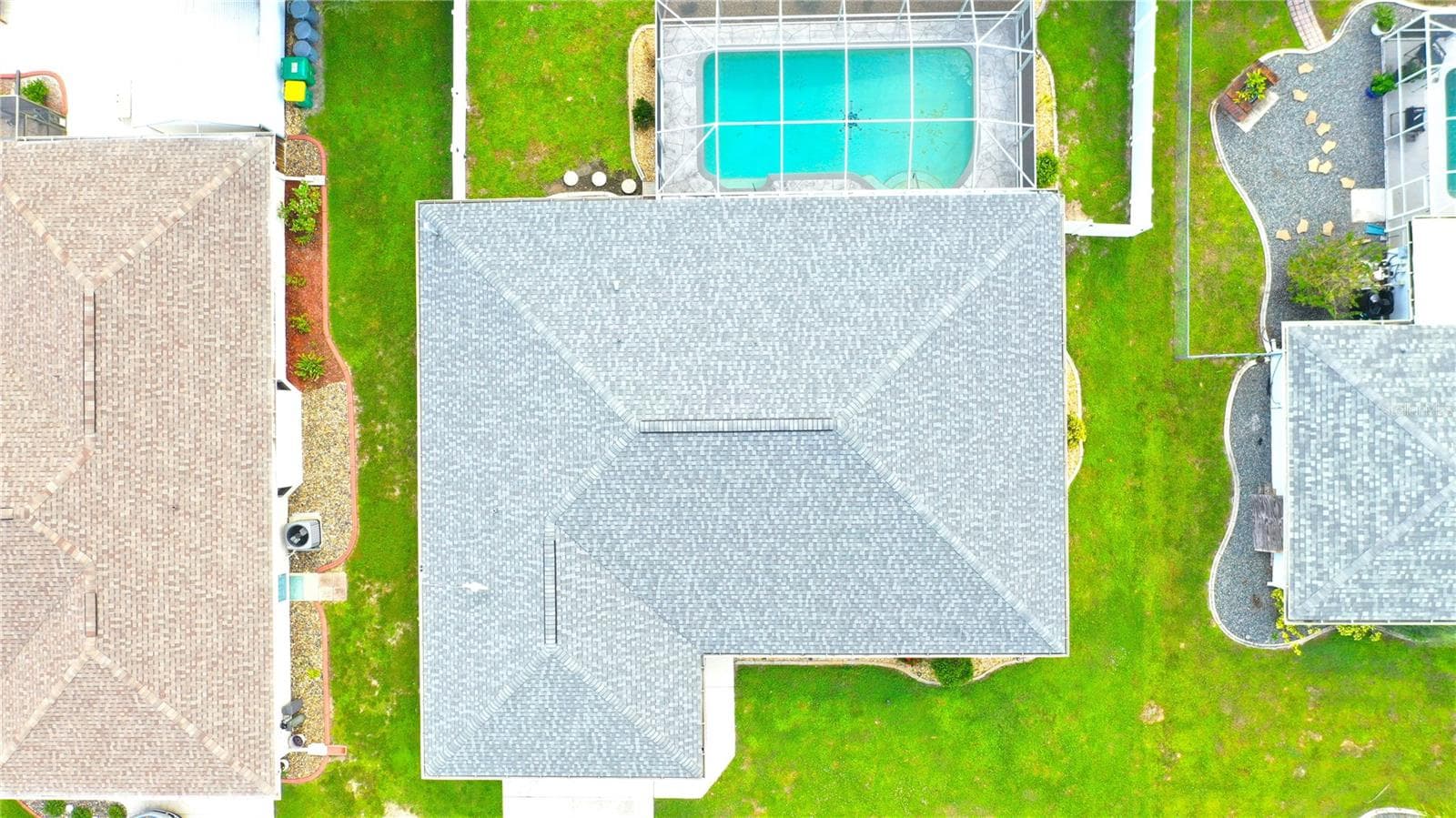 Overhead of roof - 1009 LABELLE TER NW, PORT CHARLOTTE