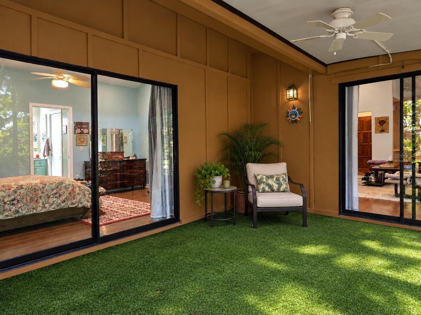 Virtually Staged large screened lanai - 2310 QUAIL CT, BRADENTON