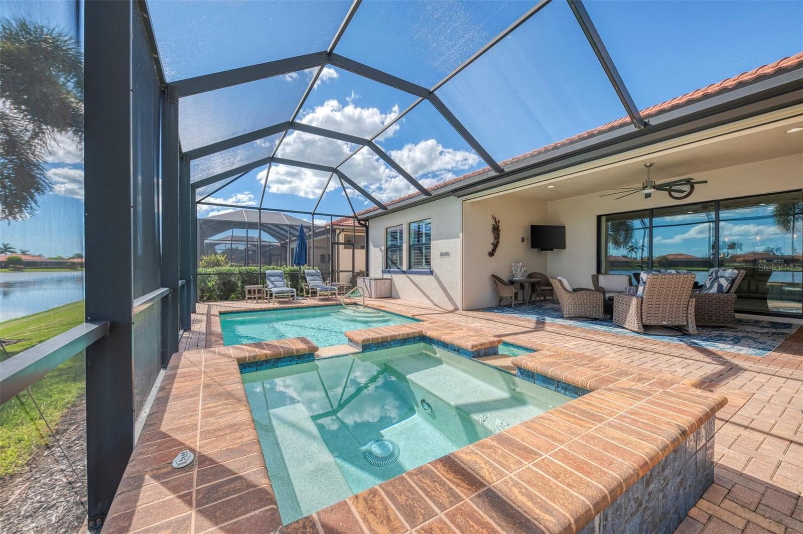 Lanai/Pool - 23810 WAVERLY CIR, VENICE