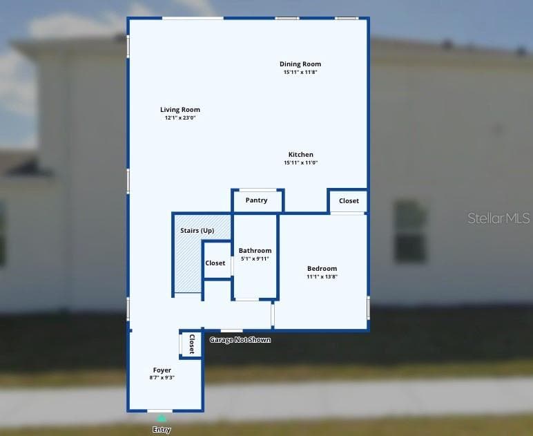 Floor Plan-Main Floor - 1785 PETIOLE PL, KISSIMMEE