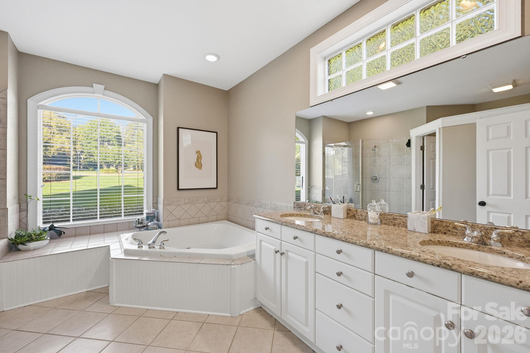Dual-Sink Vanity in Primary Bath - 105 Kings Crest Drive, Mooresville