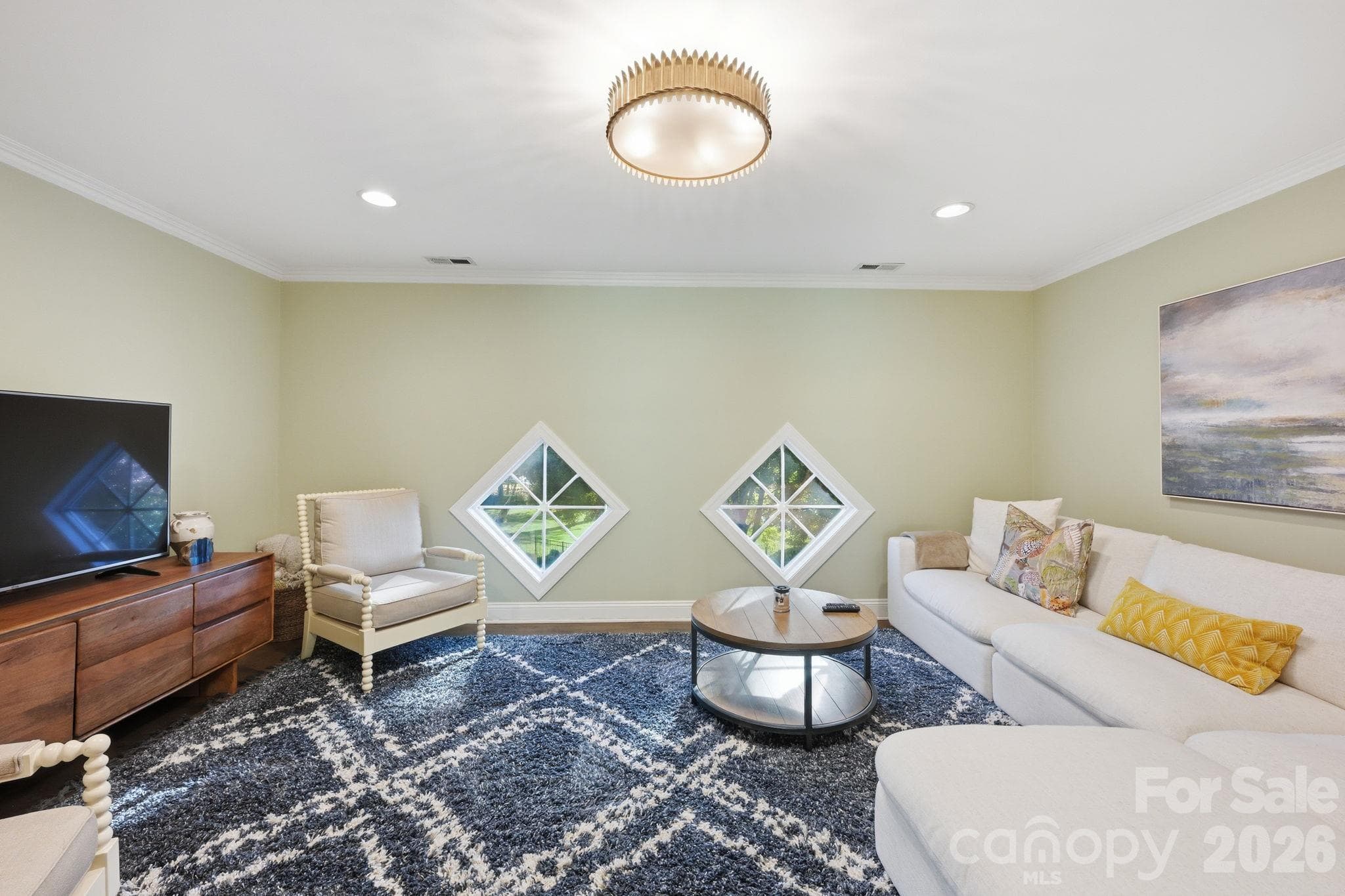 Media Room or Family Room - 105 Kings Crest Drive, Mooresville