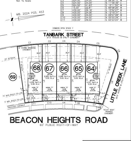 3196 Beacon Heights Road Preliminary Plot Plan - 3196 Beacon Heights Road, Indian Land
