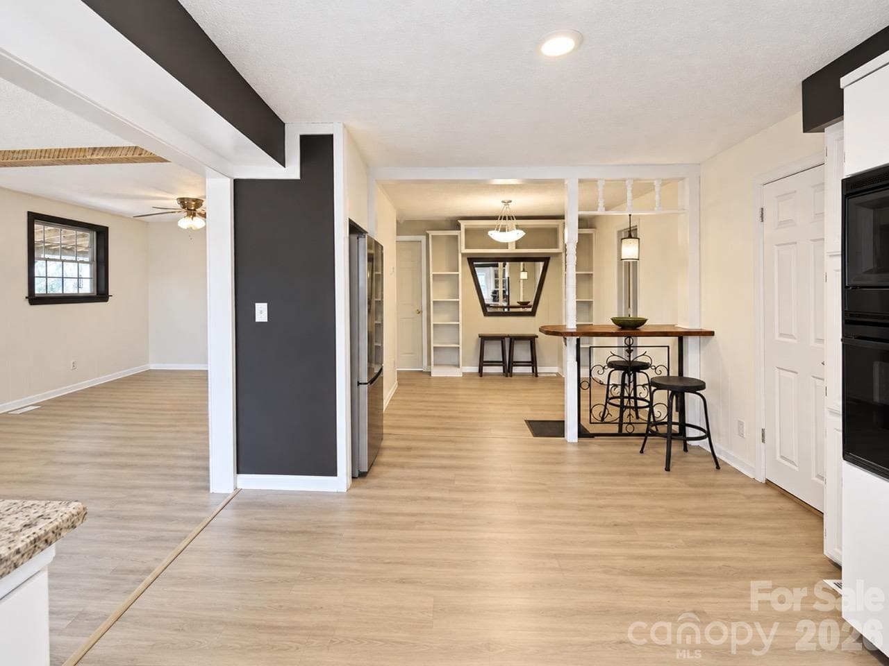 Dining Room and Living Room - 62 Hughey Drive, Mills River