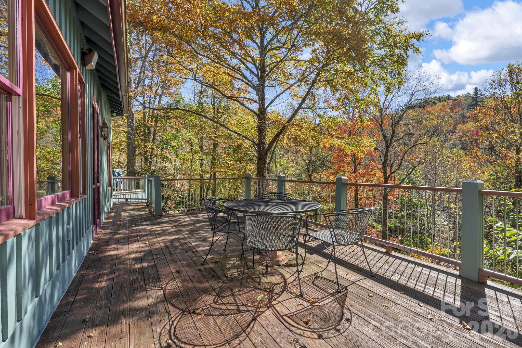 Main-level wrap-around deck - 1590 Shulls Mill Road, Boone