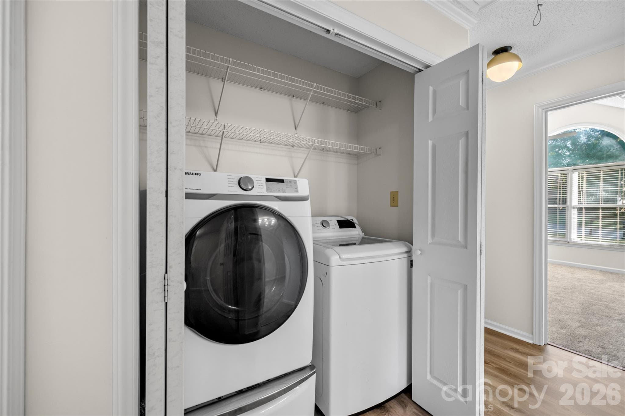 Laundry closet - 1312 Newfound Hollow Drive, Charlotte