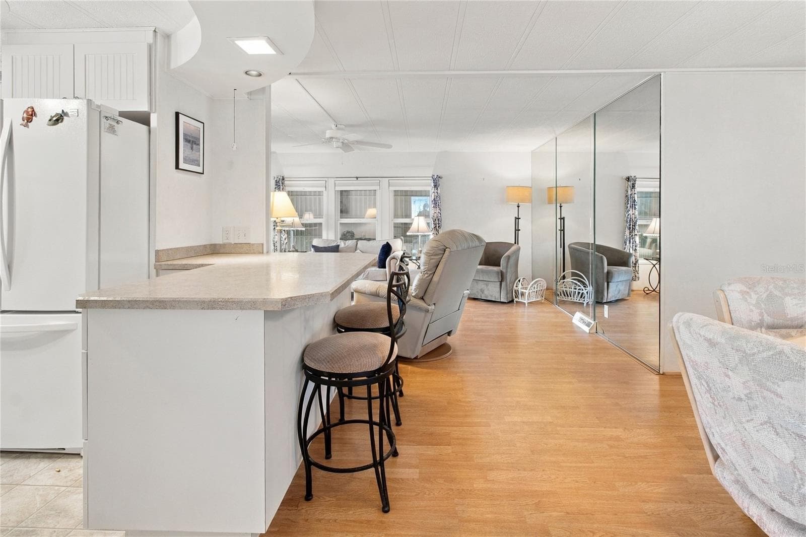 Breakfast Bar in Kitchen - 808 53RD AVE E #169, BRADENTON