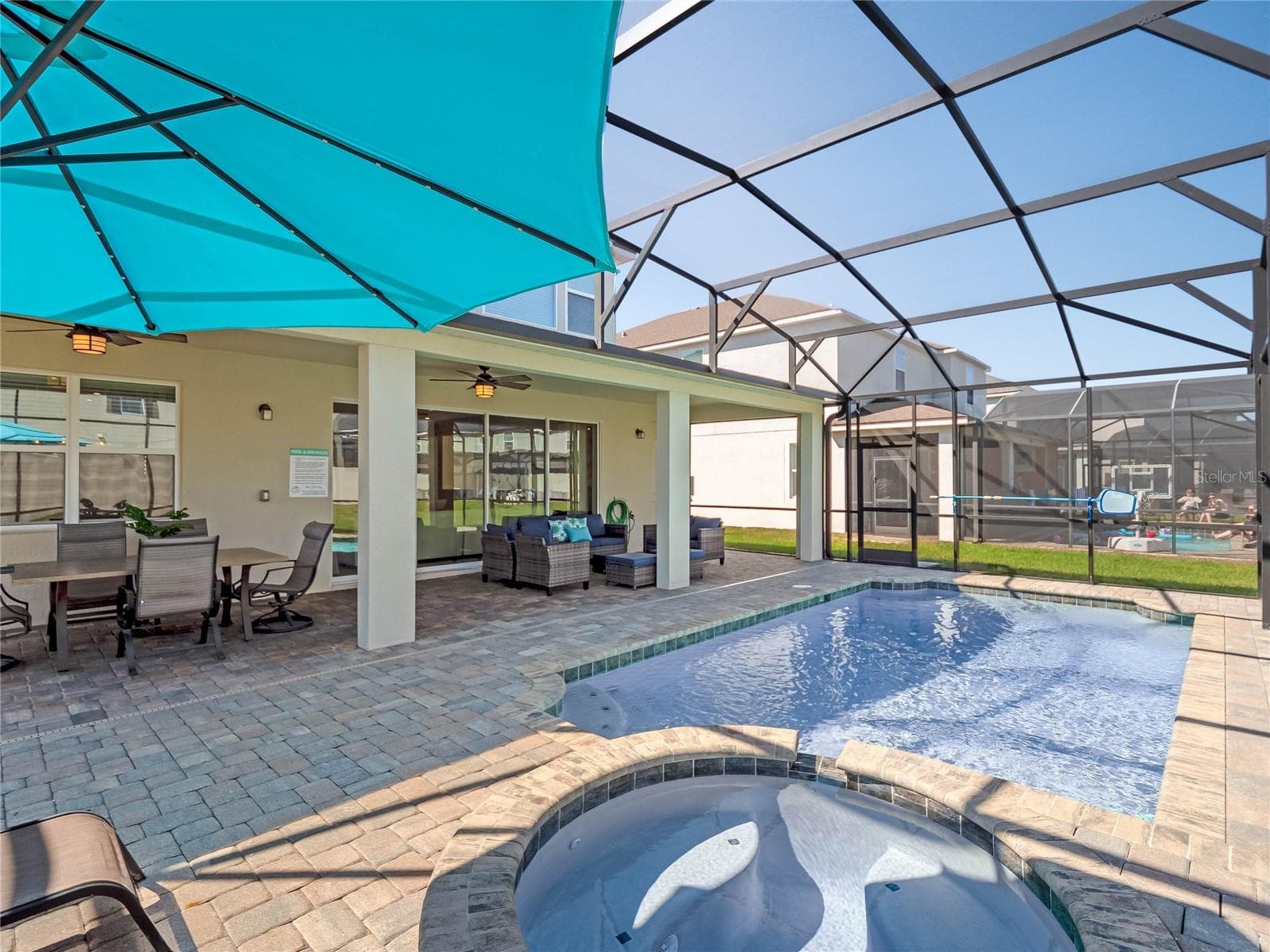 Screen Pool - 8951 HILTON RIDGE AVE, KISSIMMEE