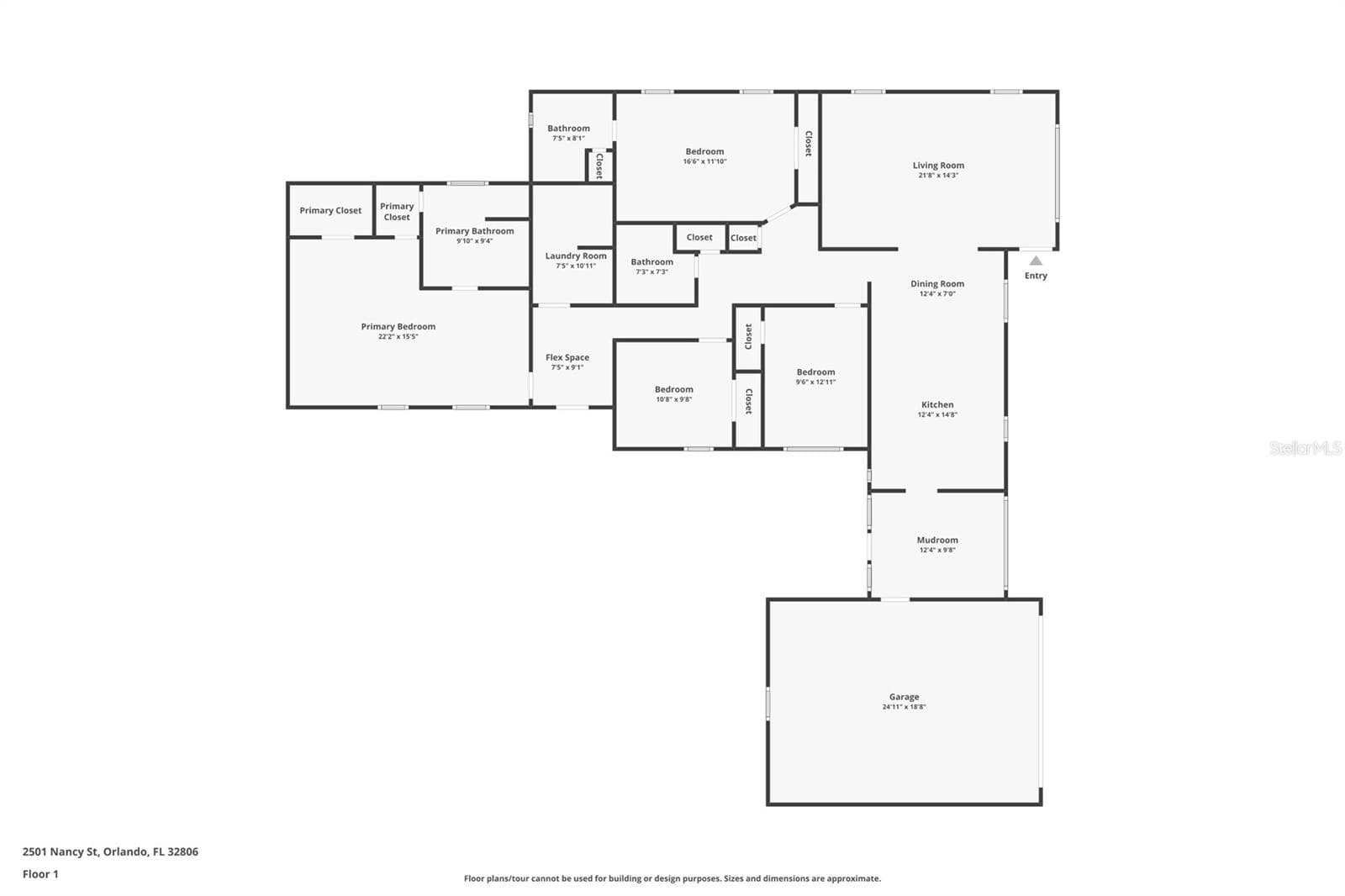Floor Plan - 2501 NANCY ST, ORLANDO