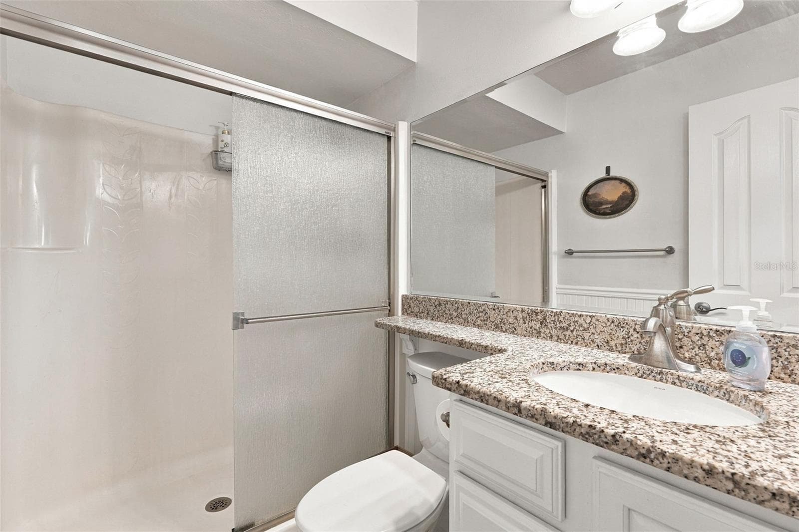 Spacious Walk-In Shower with Granite Top Vanity - 12538 SW KINGSWAY CIR #1008, LAKE SUZY