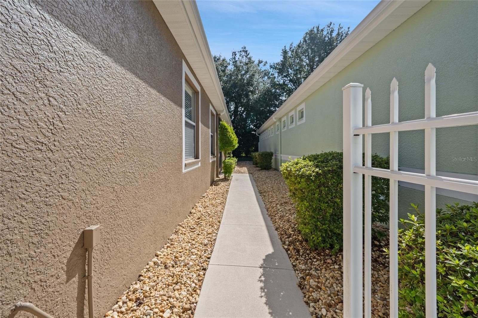 COURTYARD SIDE OF HOUSE - 8112 AMBERSWEET PL, LAND O LAKES