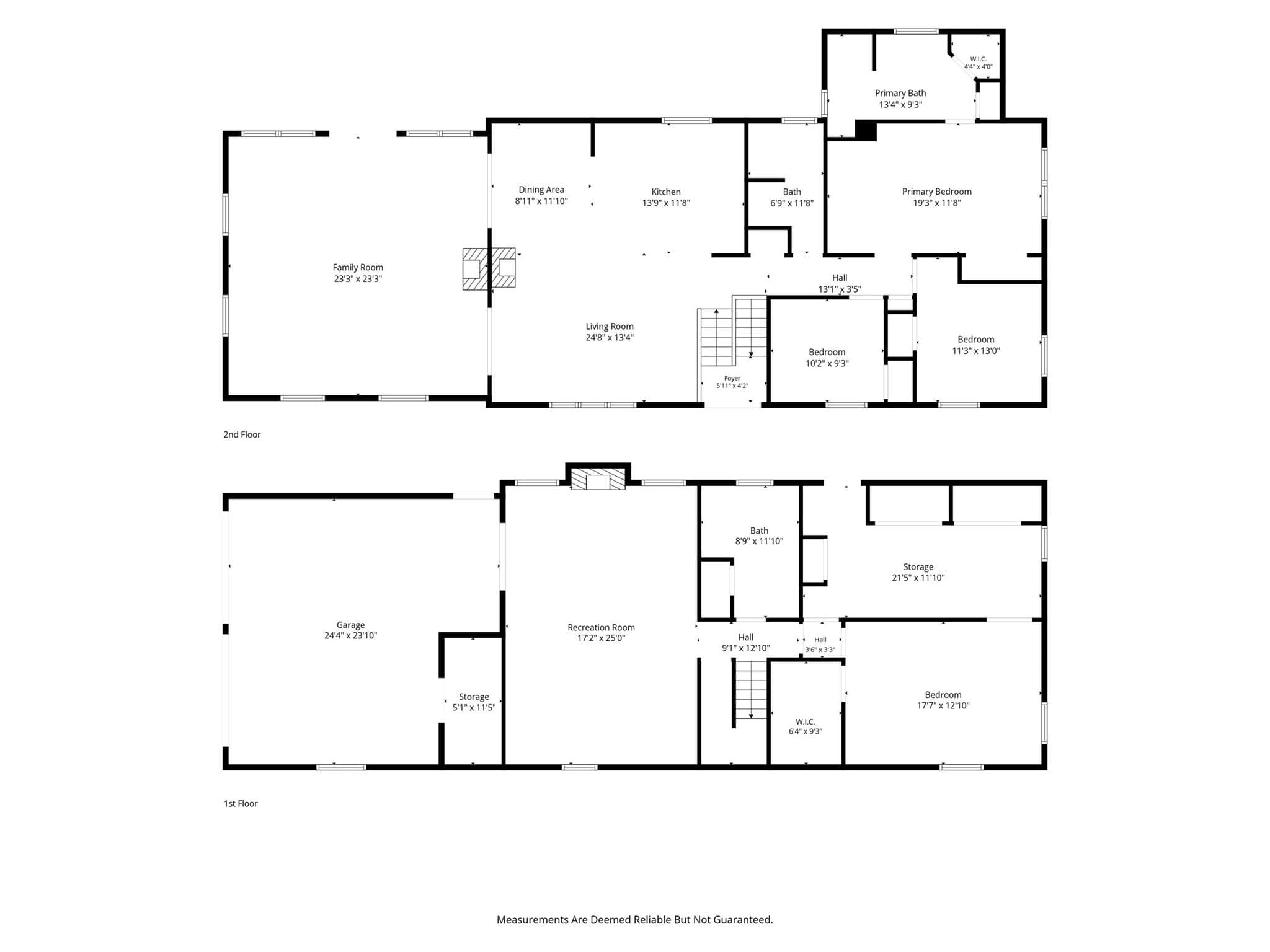 Main House Floor Plan - 183 Falls Avenue, Granite Falls