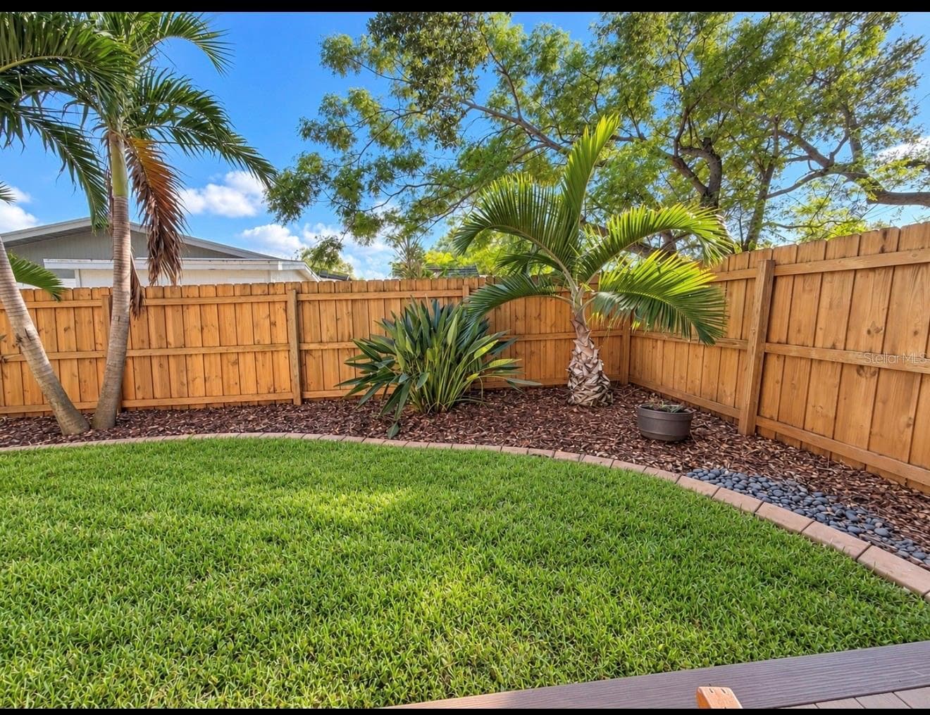 back yard landscaping - 1231 ROSEWOOD ST, LARGO