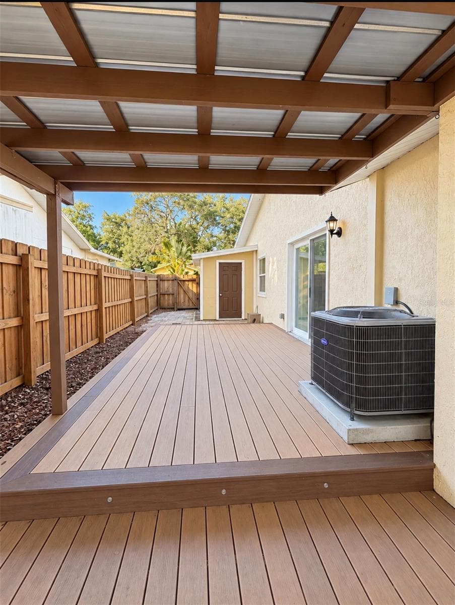 entertainment deck - 1231 ROSEWOOD ST, LARGO