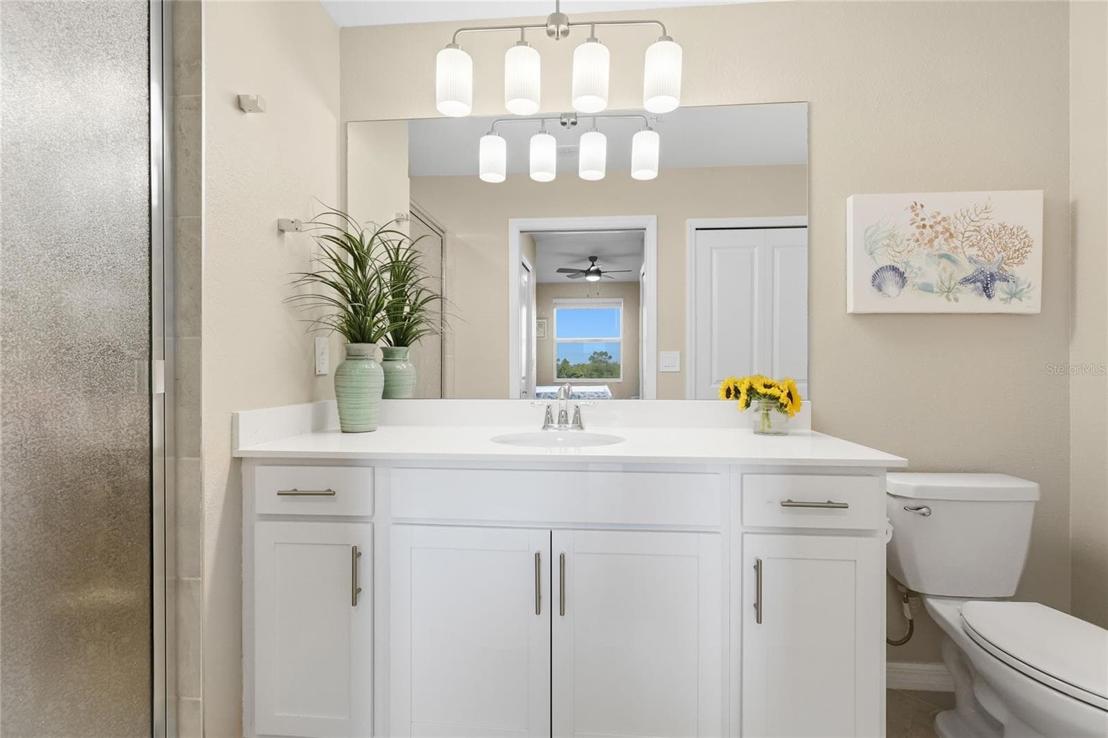 Owner's Ensuite Bathroom with Large walk-in shower - 17565 OPAL SAND DR #204, VENICE