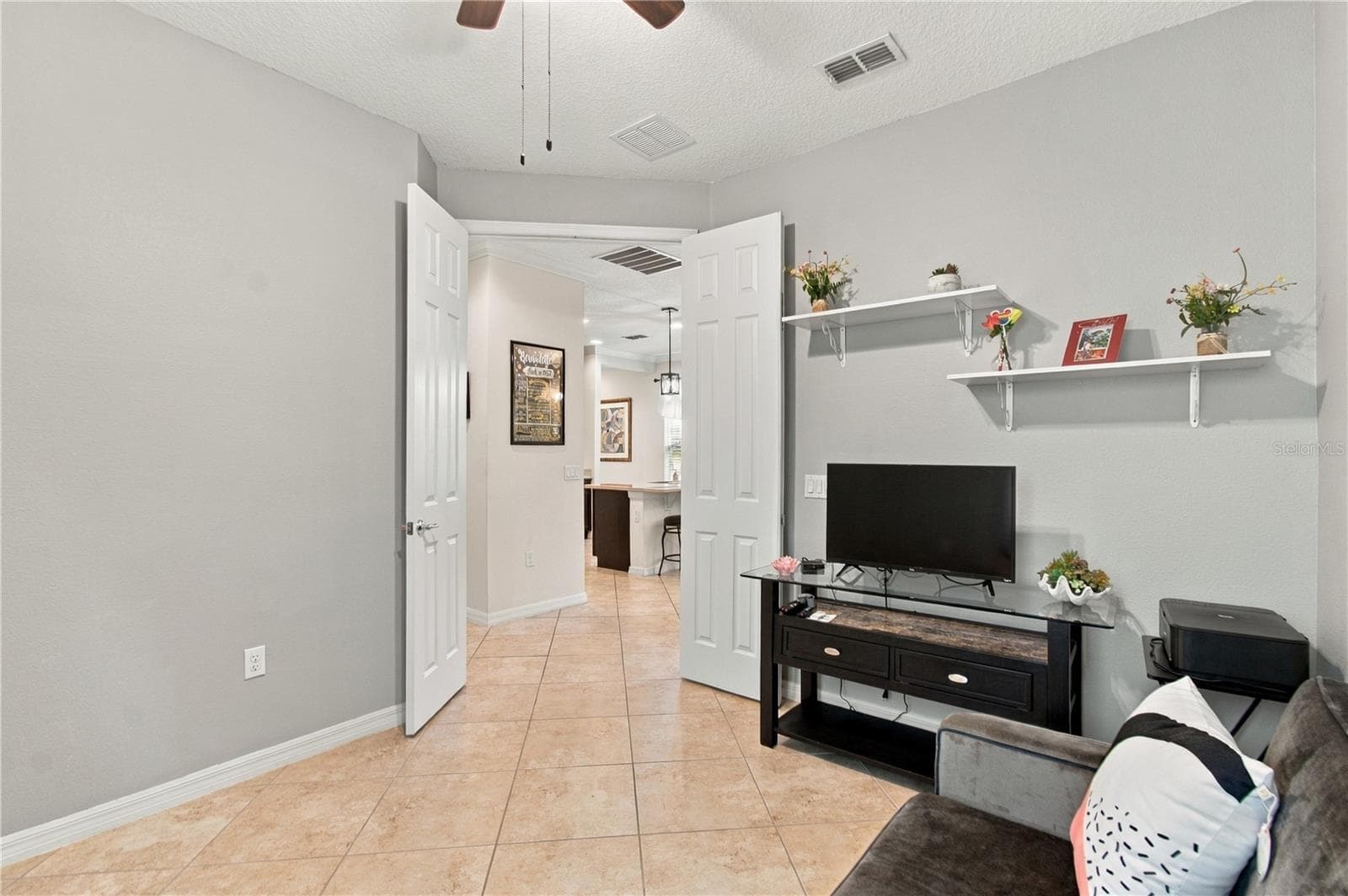 DEN W/DOUBLE DOORS - 814 SHADY CANYON WAY, POINCIANA