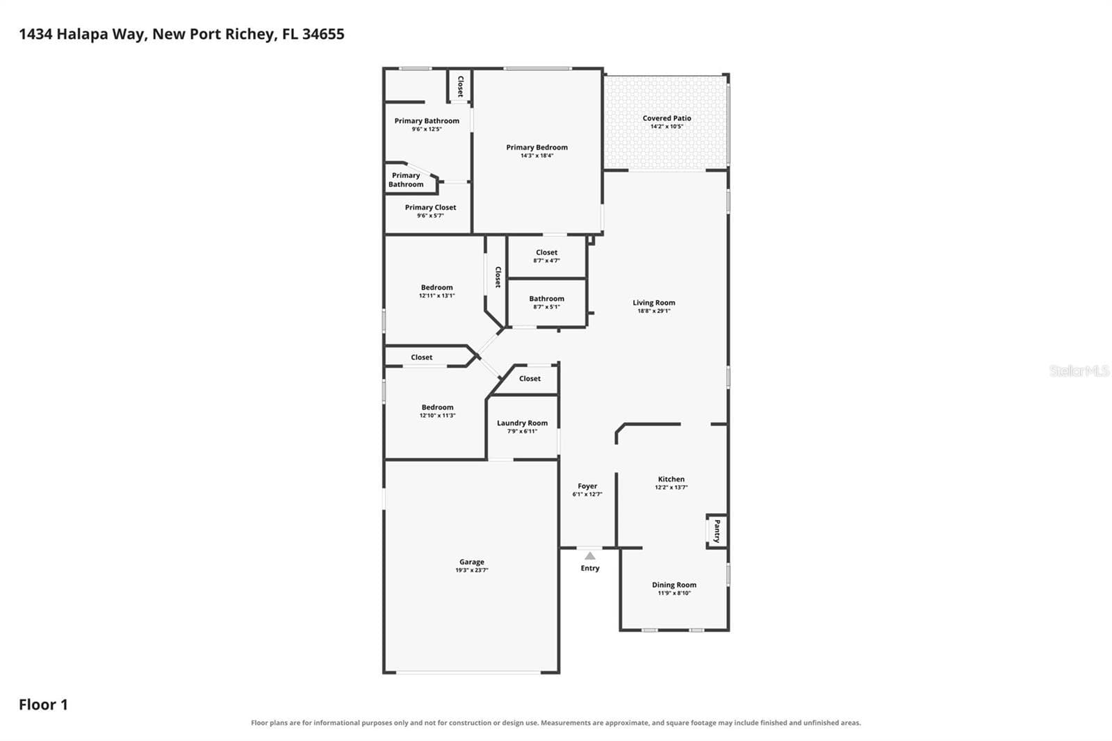 Single Family Residence at 1434 HALAPA WAY, NEW PORT RICHEY, photo 5 of 50