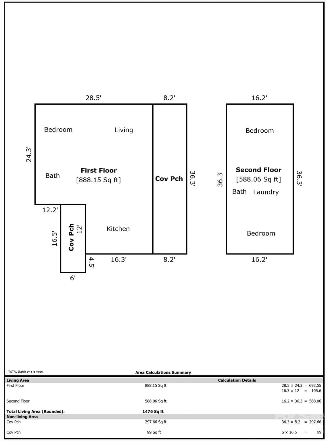 Floor Plan - 1152 Soquili Drive, Brevard