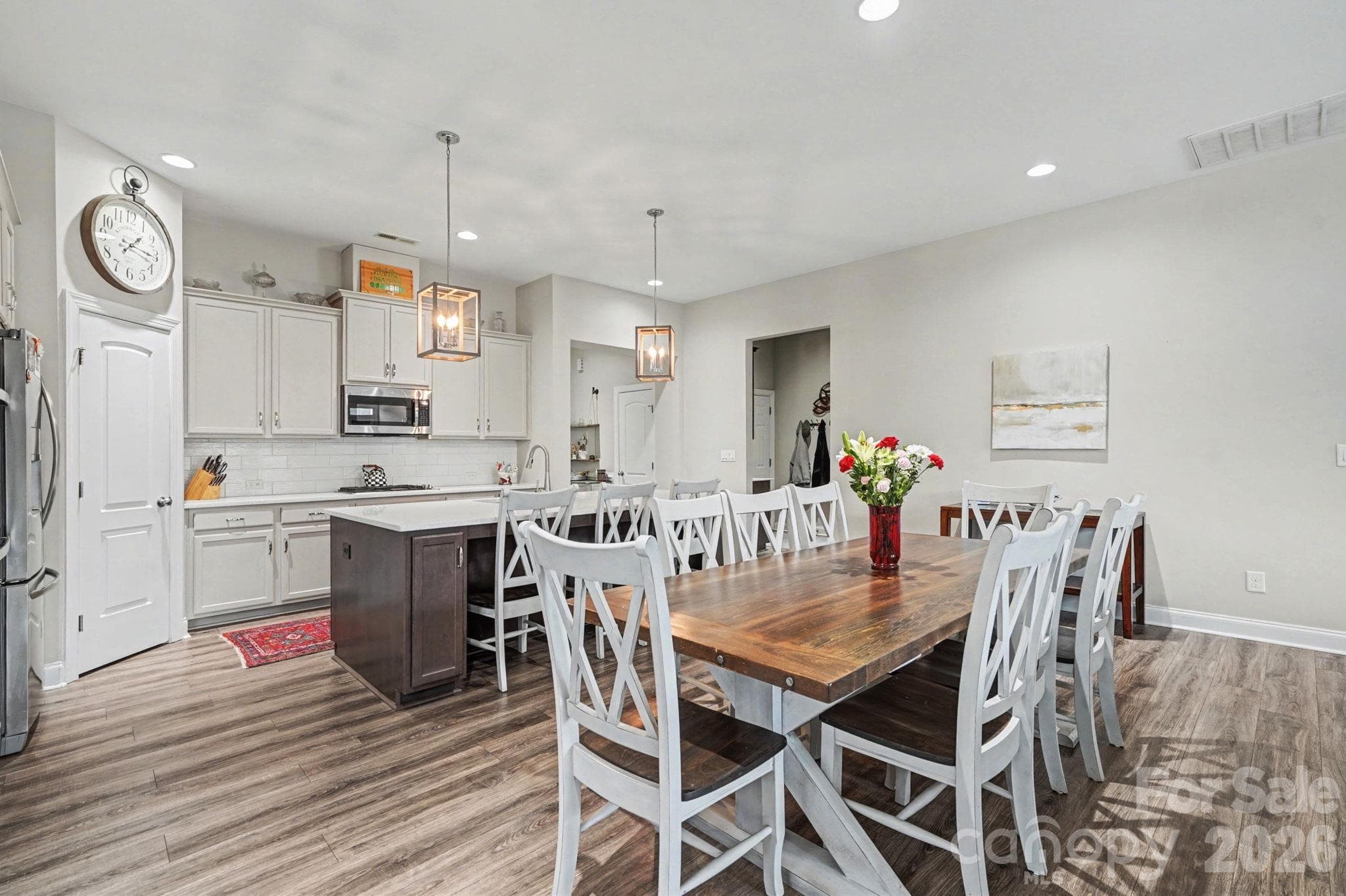 Dining and kitchen areas - 3013 Bonterra Boulevard, Indian Trail