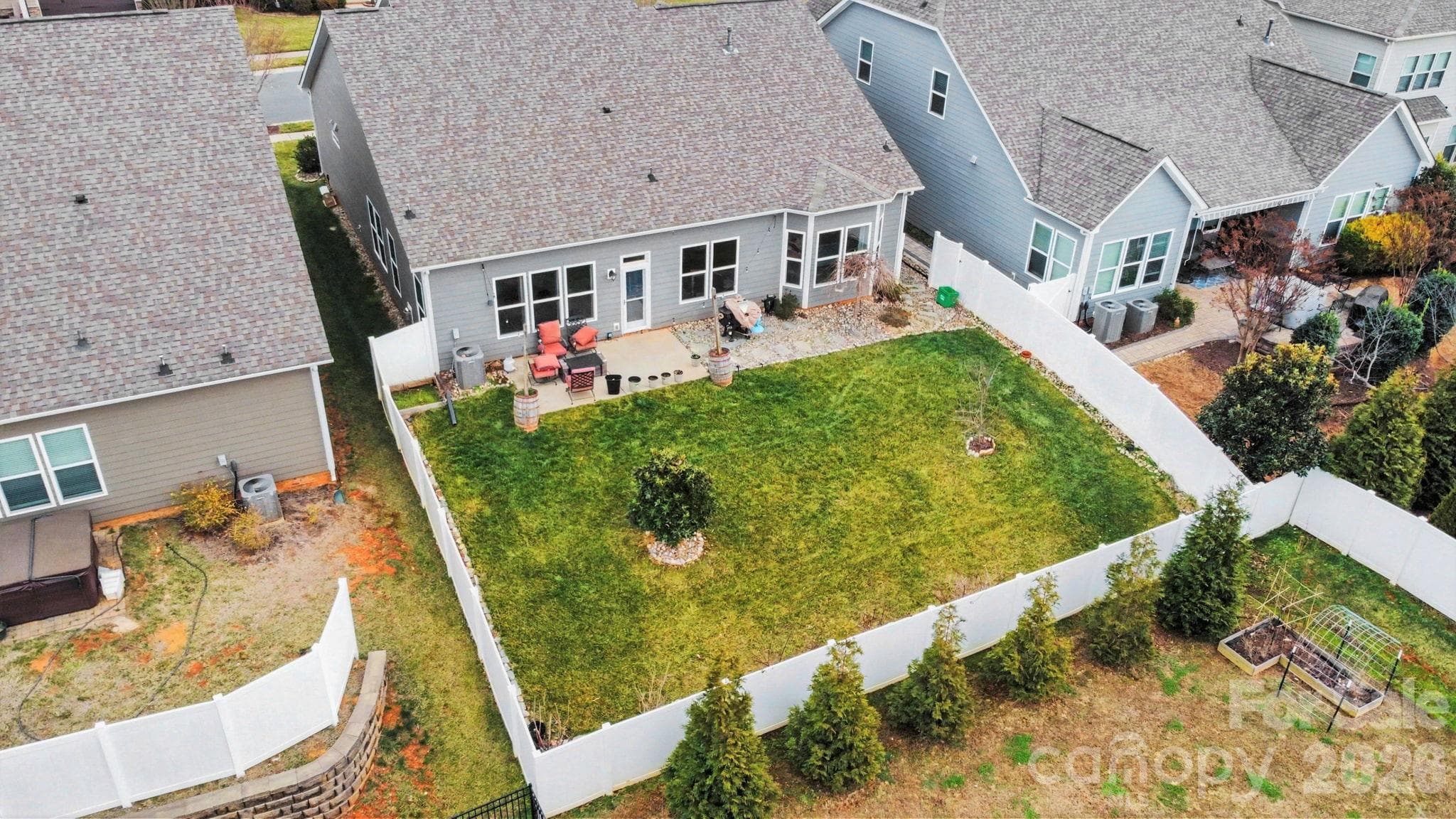 Fenced yard - 3013 Bonterra Boulevard, Indian Trail