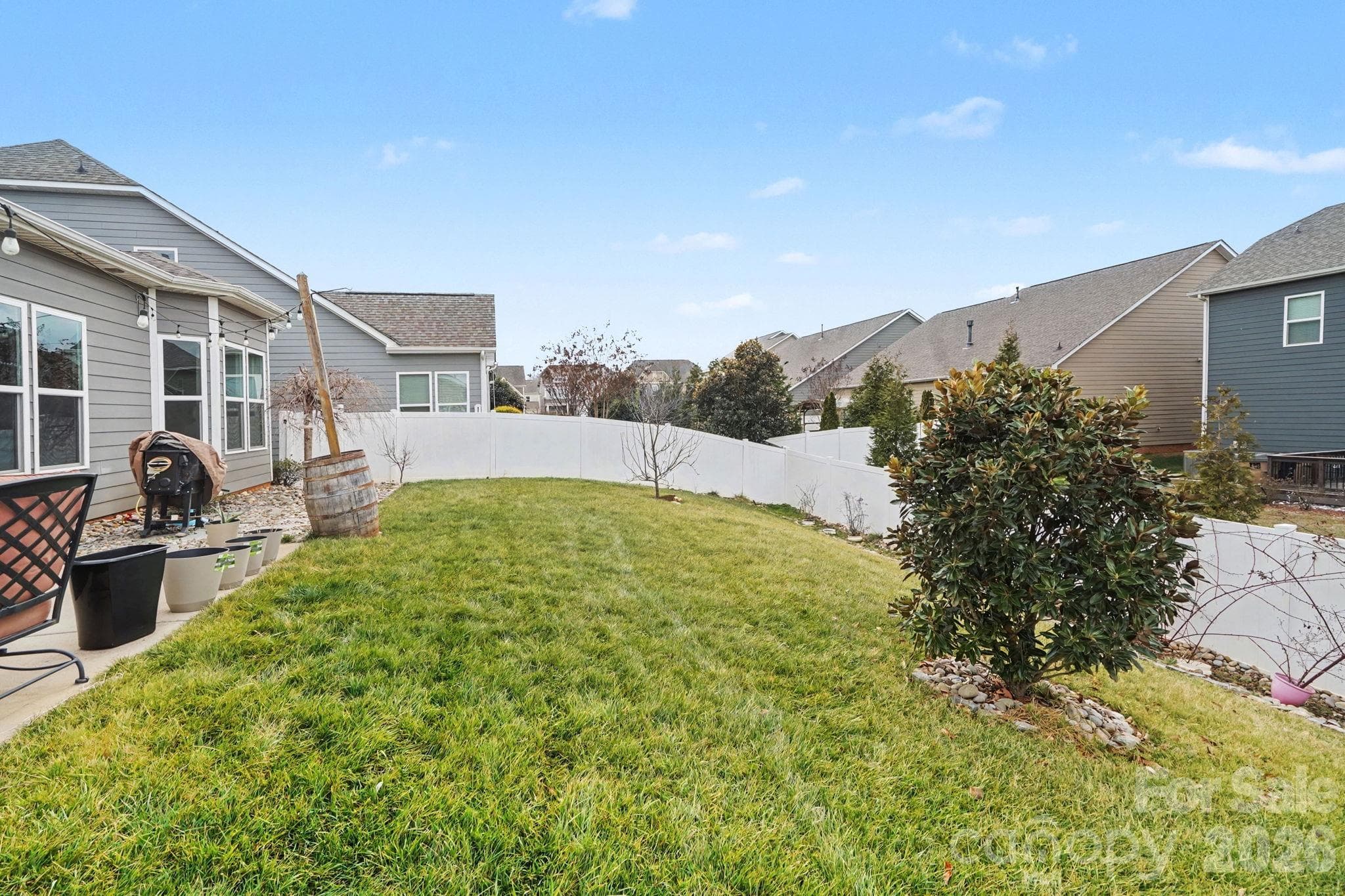 Fenced yard - 3013 Bonterra Boulevard, Indian Trail